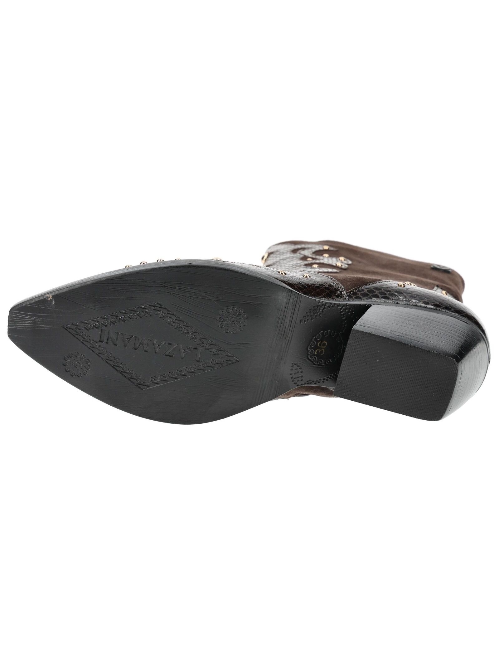 Lazamani Bikerboots »Lazamani Stiefelette Leder/Textil«