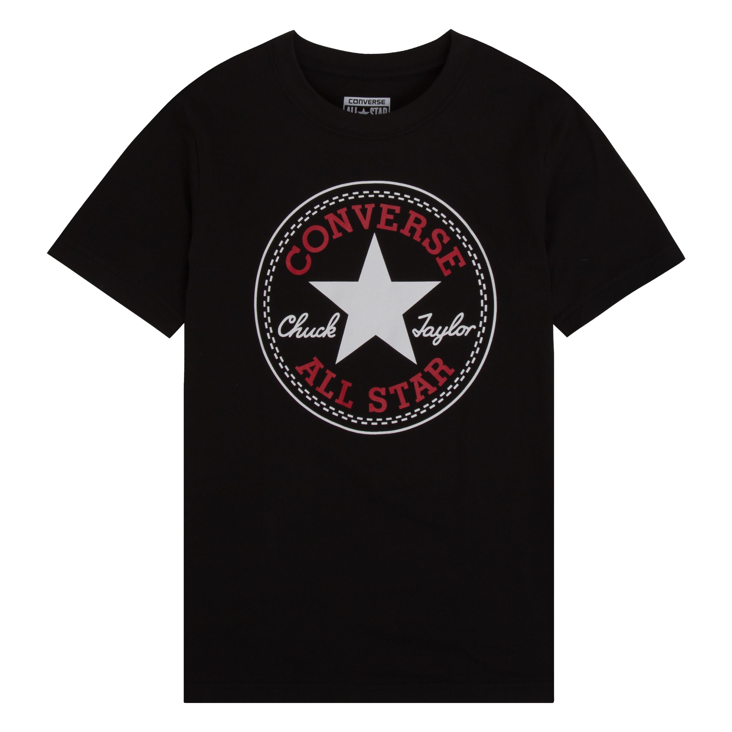 Converse T-Shirt »CNVBN CHUCK PATCH TEE« für Kinder, mit kurzen Ärmeln, aus Baumwolle, in normaler Passform