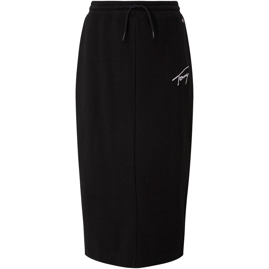 Tommy Jeans Bleistiftrock »TJW SIGNATURE HWK MIDI SKIRT«, mit Tommy Jeans Logo-Schriftzug