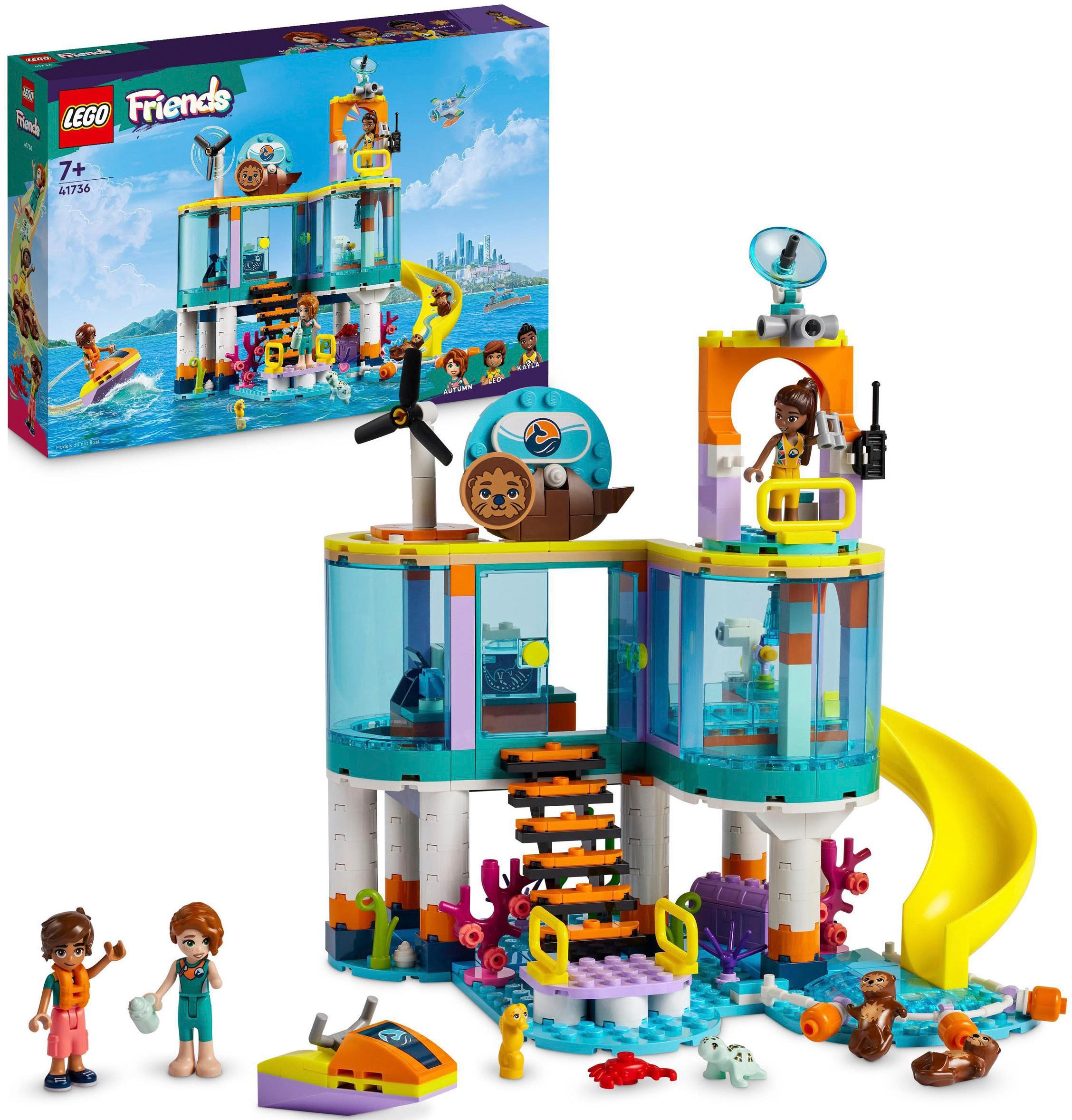 Konstruktionsspielsteine »Seerettungszentrum (41736), LEGO® Friends«, (376 St.), Made...