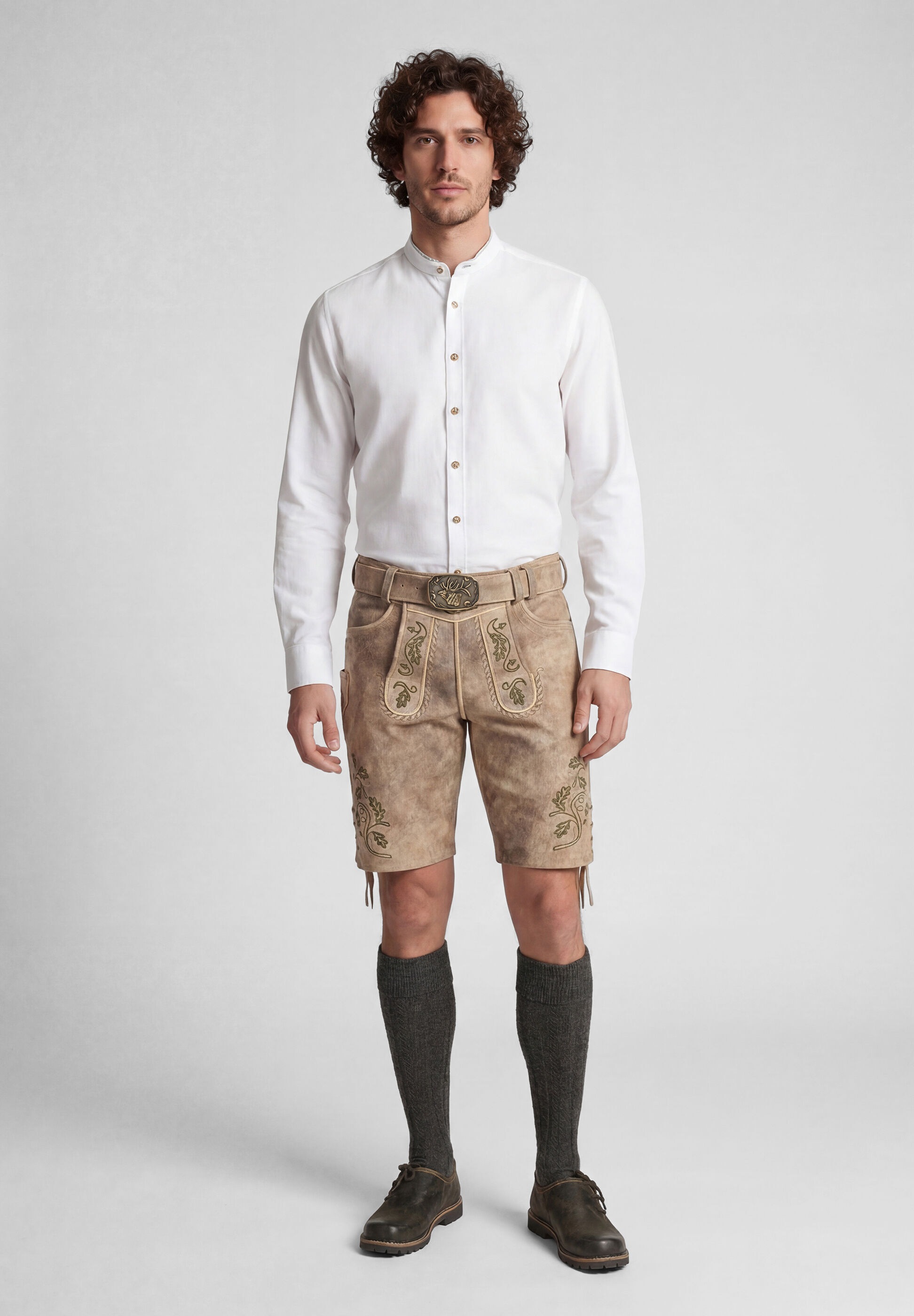 Spieth & Wensky Lederhose »Spieth & Wensky Lederhose Königsjodler«  mit passendem Gürtel