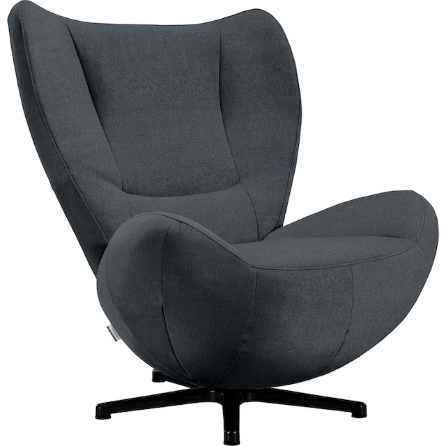 »TOM TAILOR Metall-Drehfuß Black Loungesessel | TOM Schwarz PURE«, BAUR HOME Friday in mit