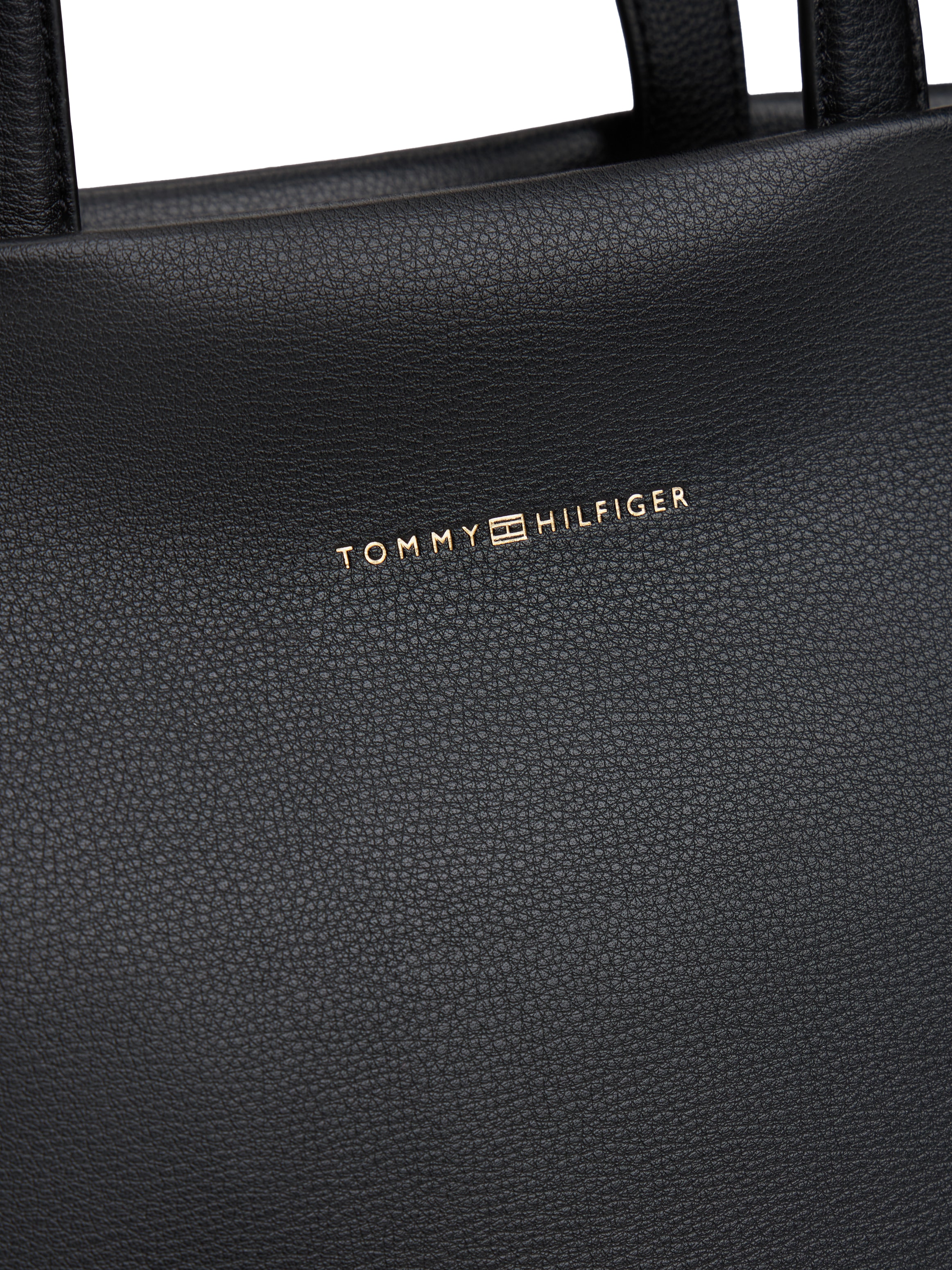Tommy Hilfiger Tragetasche »TH LOGOTAPE TOTE«, Damen Shopper, Umhängetasche mit Logoschriftzug