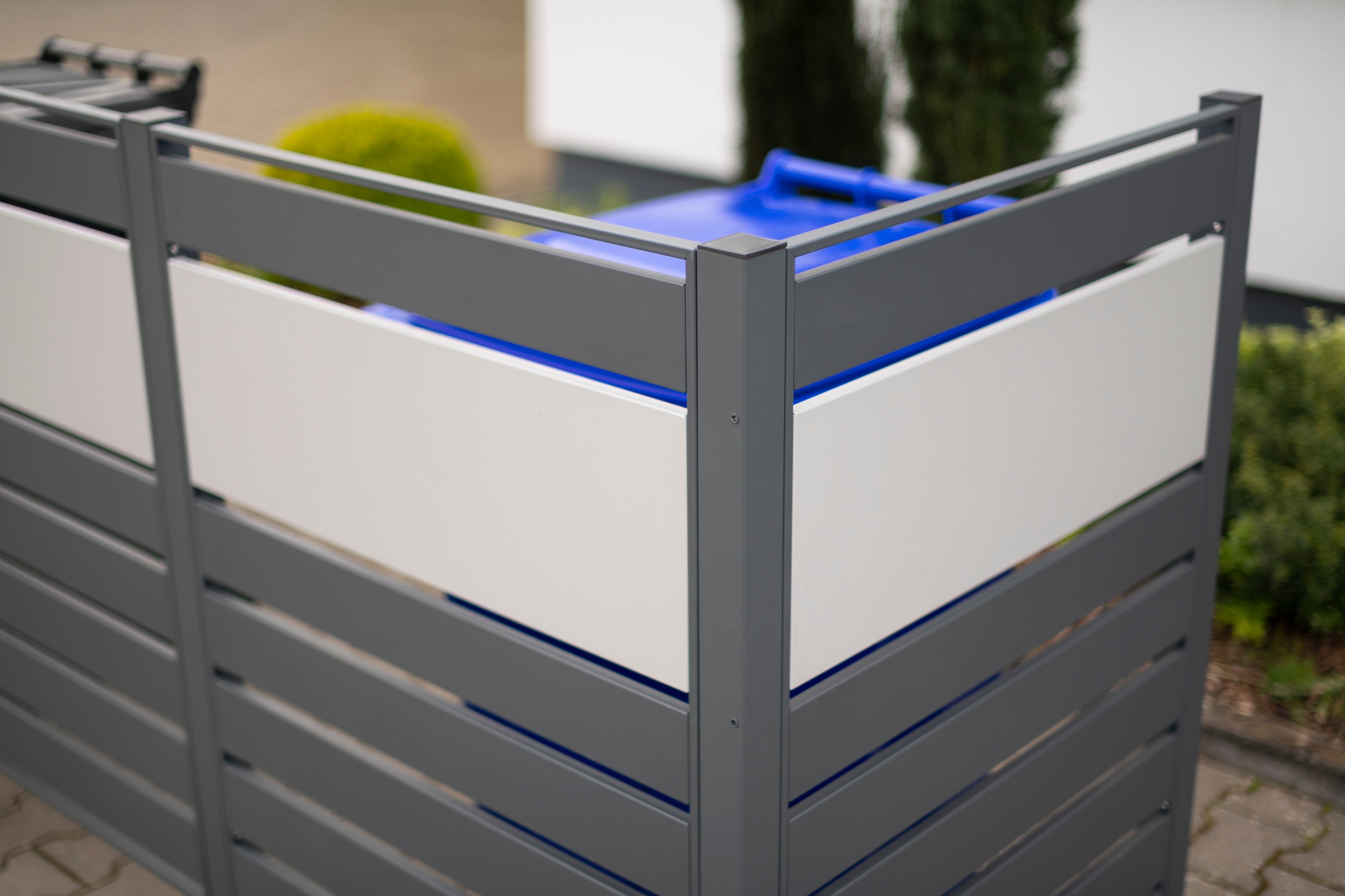 WESTMANN Mülltonnenbox »Planum«, Platz für 4 Mülltonnen je 240 L