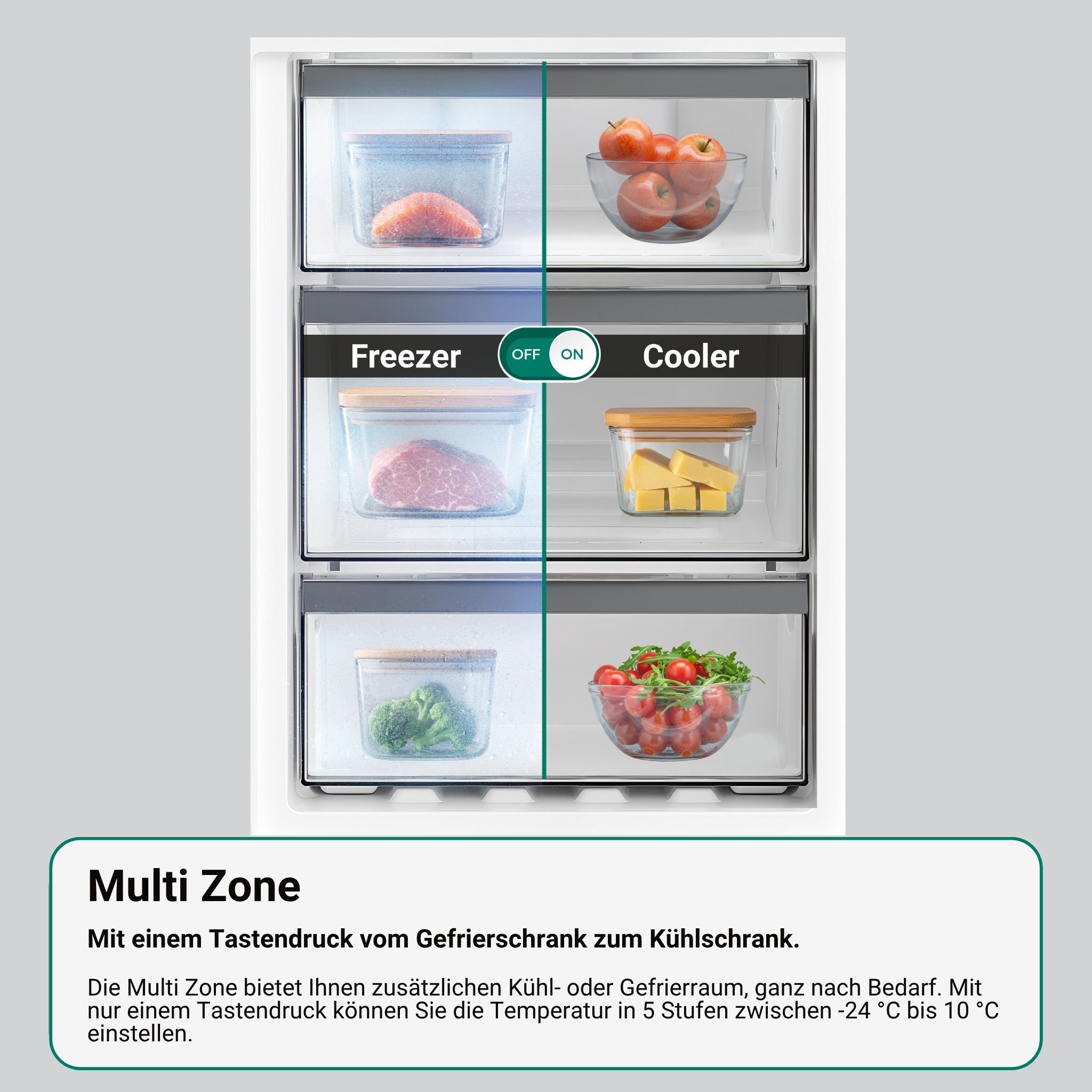 BAUKNECHT Gefriertruhe »GTE 198MC« 84,5 cm hoch 103 cm breit Mit Multi Zone mit nur einem Tastendruck vom Gefrier- zum Kühlgerät