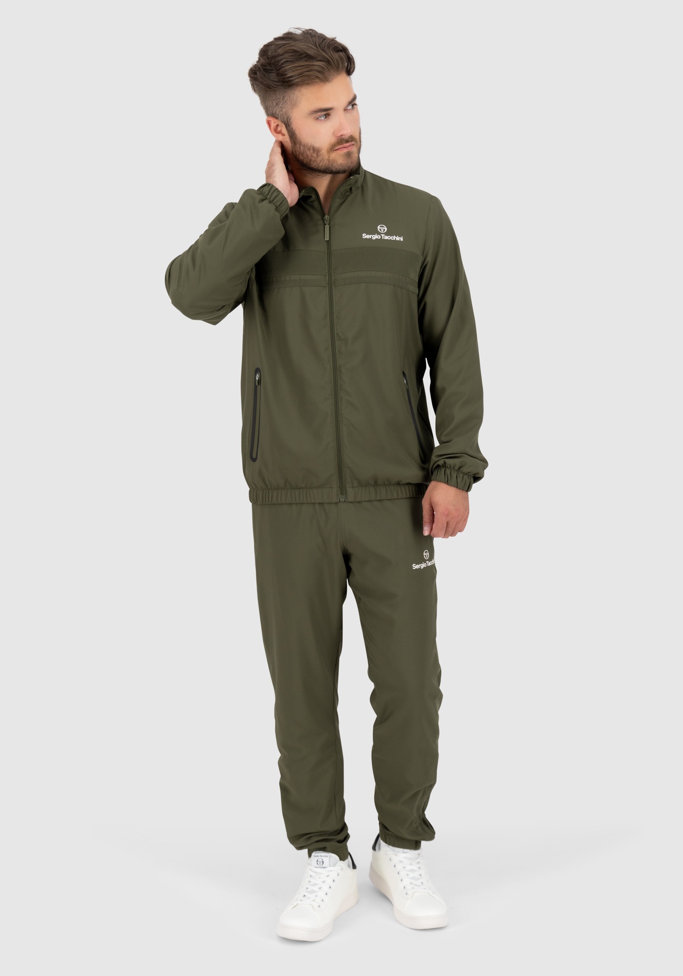 Sergio Tacchini Trainingsanzug »SPECCHIO 024 TRACKSUIT Herren«, Trainingsanzug Herren, Tracksuit, Retro, Outdoor, Jogging, Streetwear