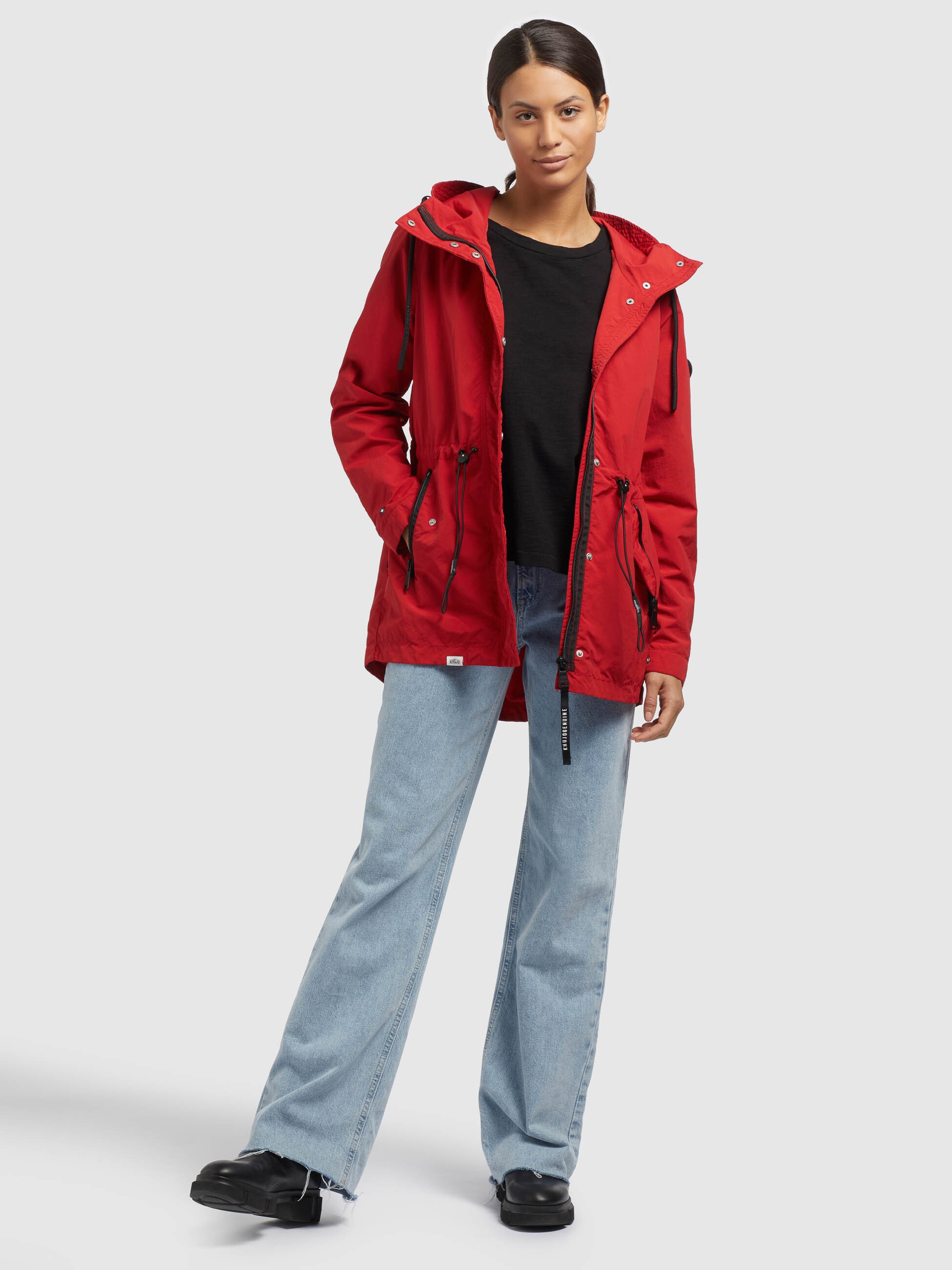 khujo Anorak »khujo Jacke CAIMA2« (1 St.) mit Kapuze