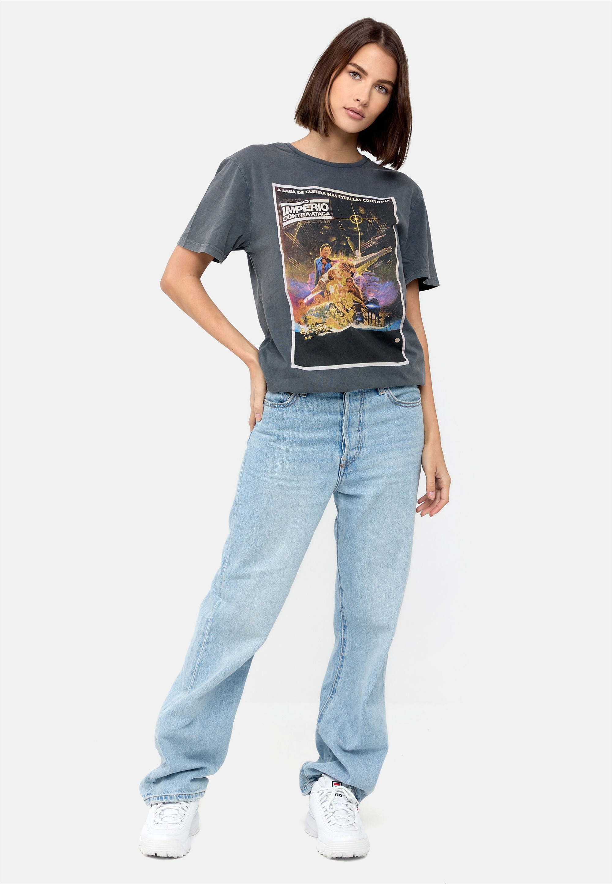 Recovered T-Shirt »Star Wars International Poster«, mit klassischem Rundhalsausschnitt