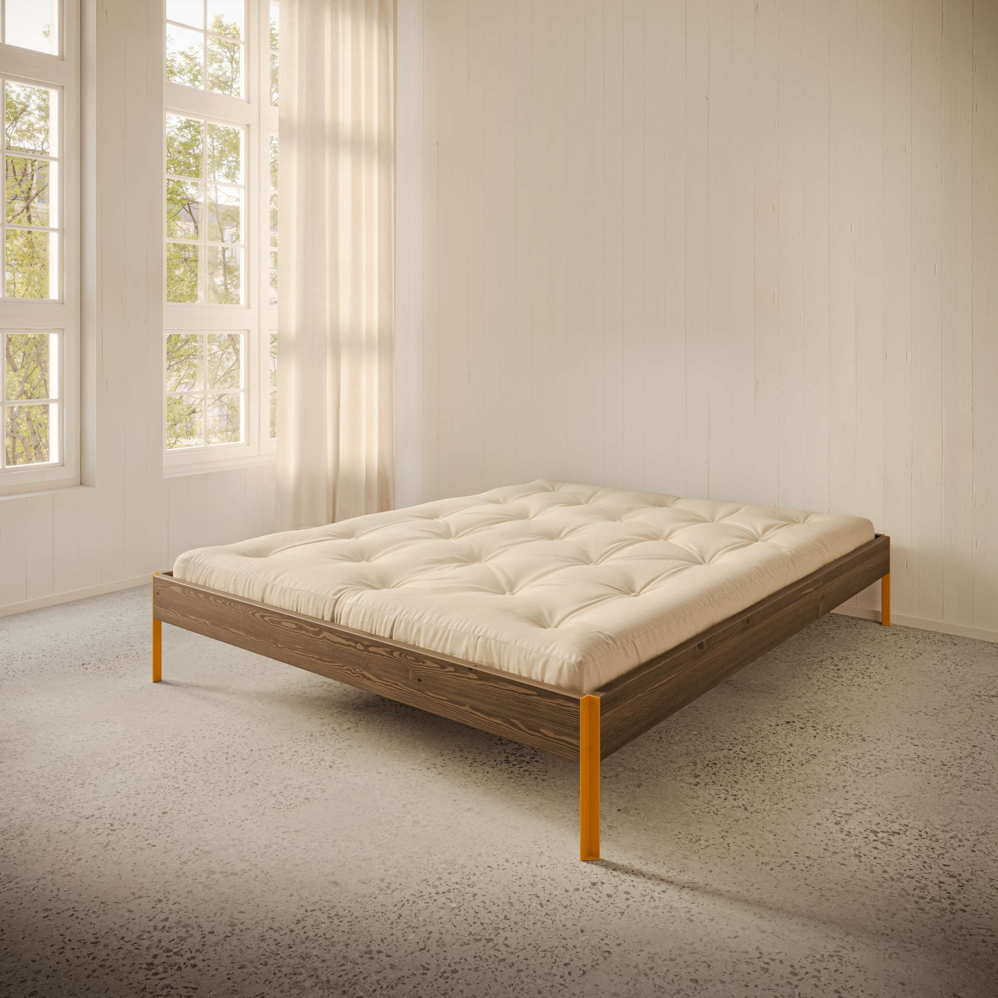 Karup Design Bettgestell "CORE BED Bodenbett, Holzrahmen, Futonbett, Jugend günstig online kaufen