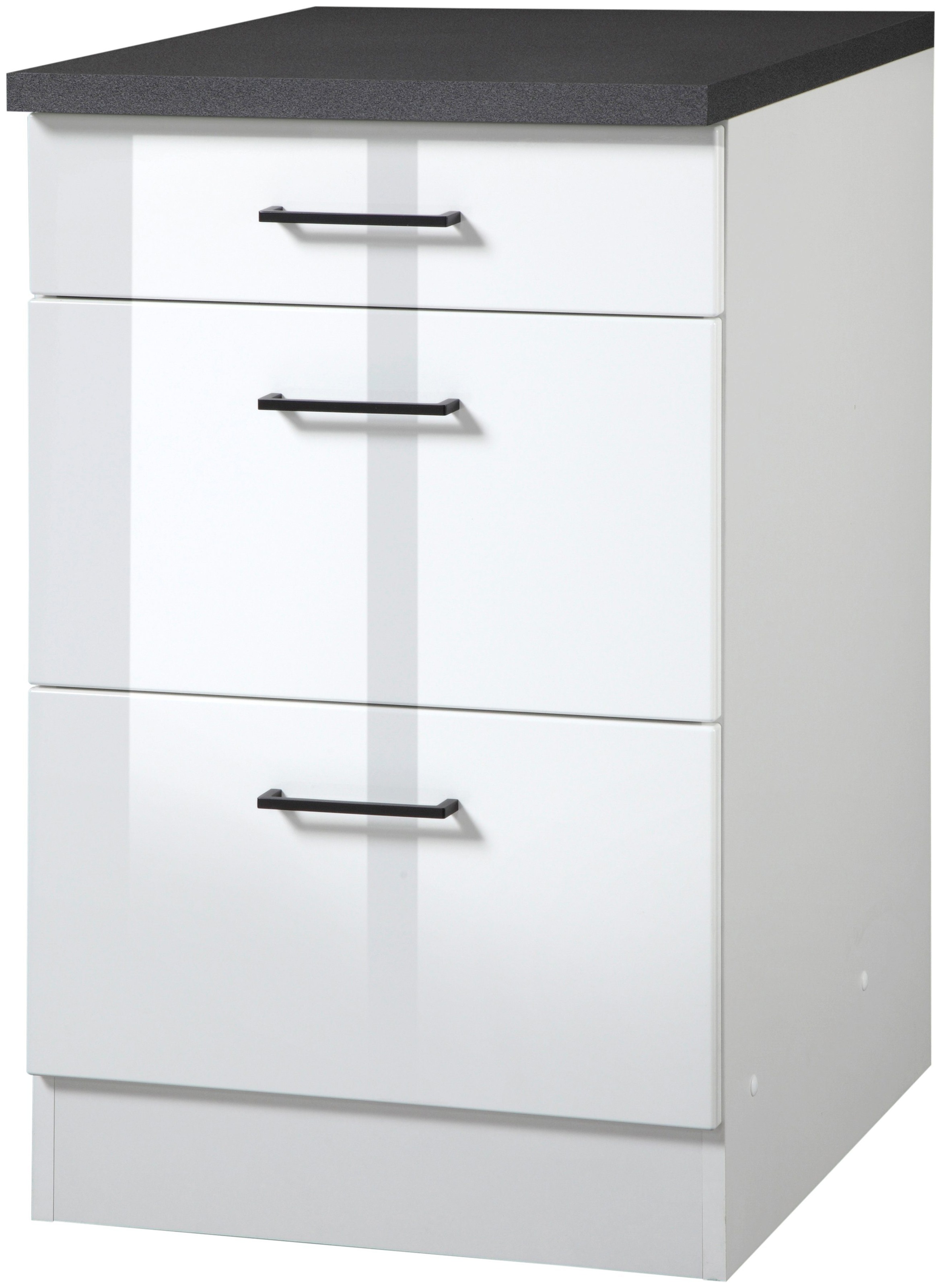 KOCHSTATION Unterschrank "KS-Trier", Breite 50 cm, mit 2 Auszügen und 1 Sch günstig online kaufen