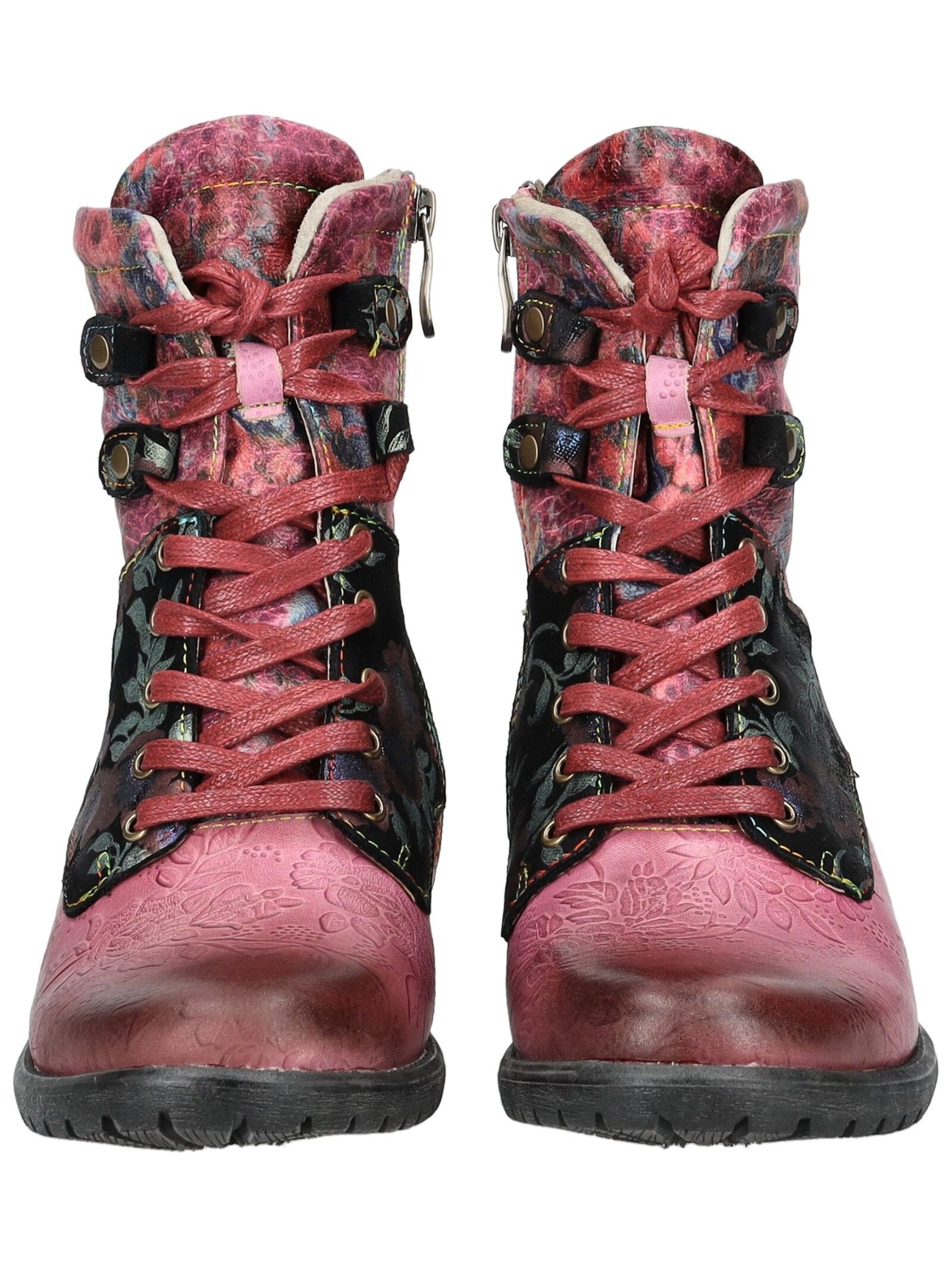 LAURA VITA Schnürstiefelette »LAURA VITA Stiefelette Leder/Textil«