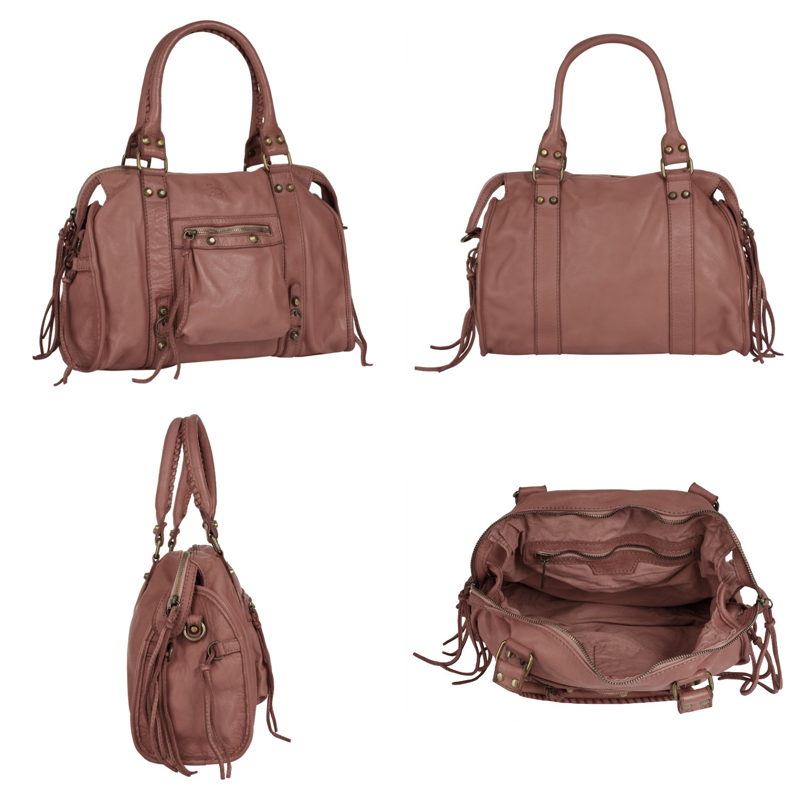 Samantha Look Shopper echt Leder, Made in Italy günstig online kaufen