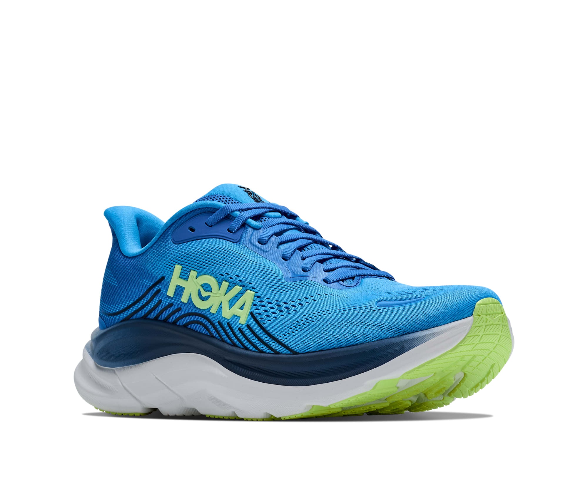 Hoka One One "Clifton 11" hoher Dämpfungsgrad, leicht profiliertes Laufsohlenprofil