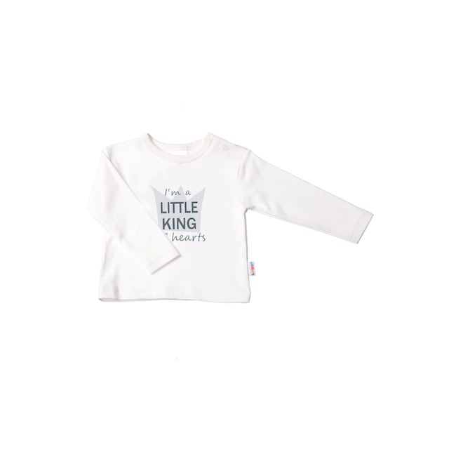 Liliput Langarmshirt »Little King«, mit Druckknöpfen auf der Schulter  online bestellen | BAUR