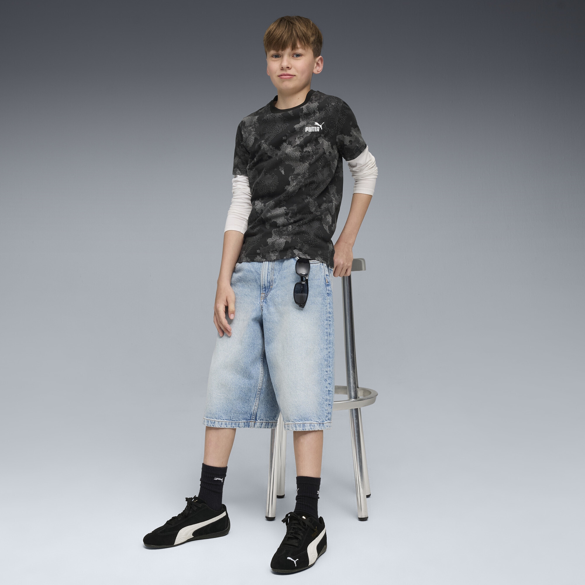 PUMA T-Shirt »Essentials Camo T-Shirt Jungen«