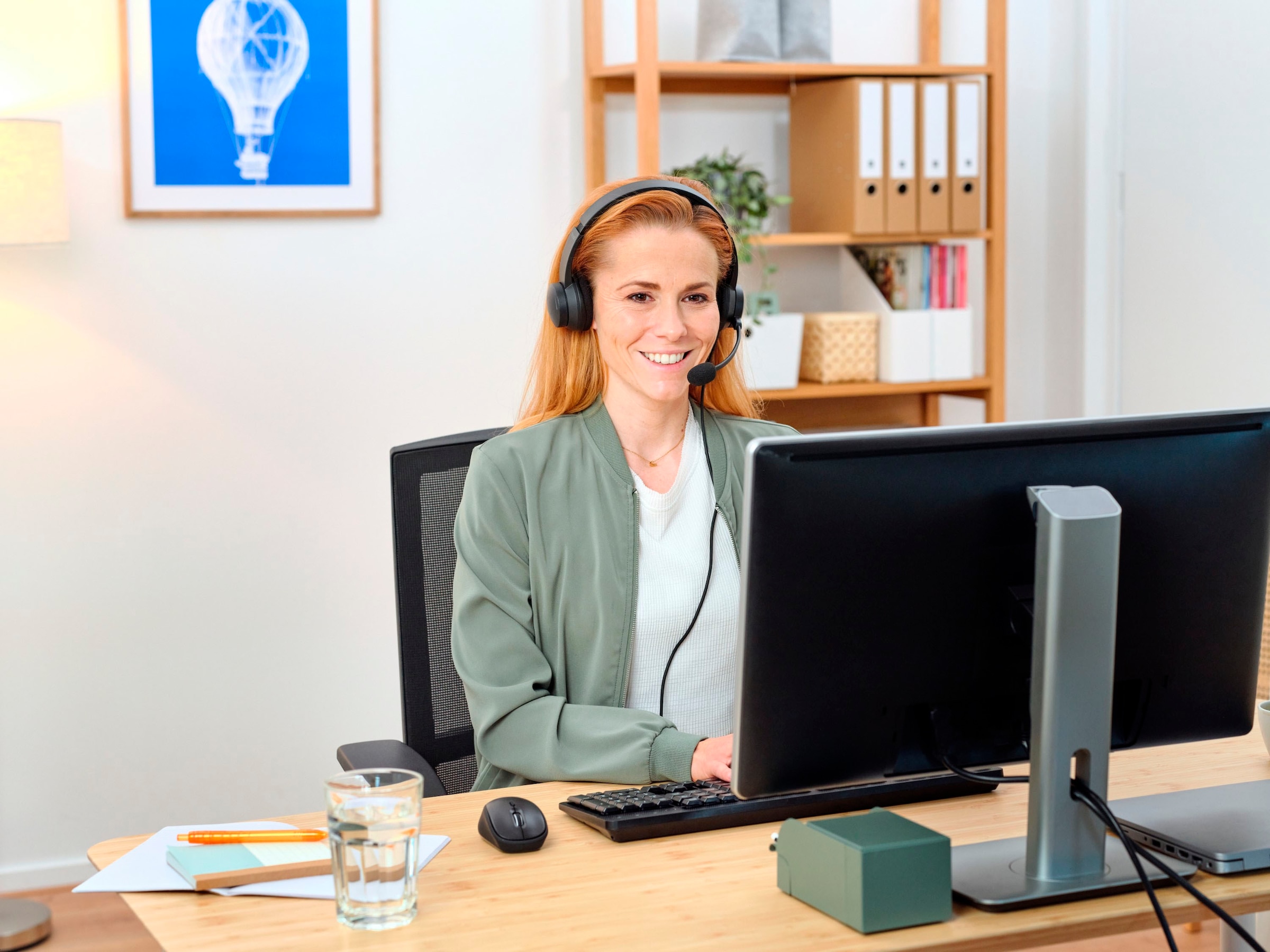 Trust Gaming-Headset »Ayda USB-ENC-Kopfhörer für PC«, Freisprechfunktion-Rauschunterdrückung-Stummschaltung