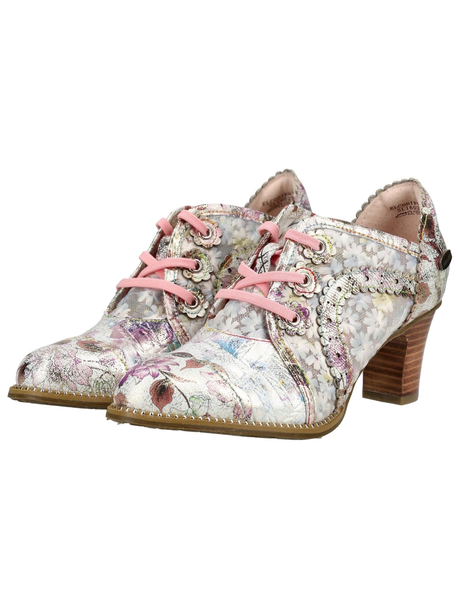 LAURA VITA Schnürstiefelette »LAURA VITA Stiefelette Lederimitat/Textil«