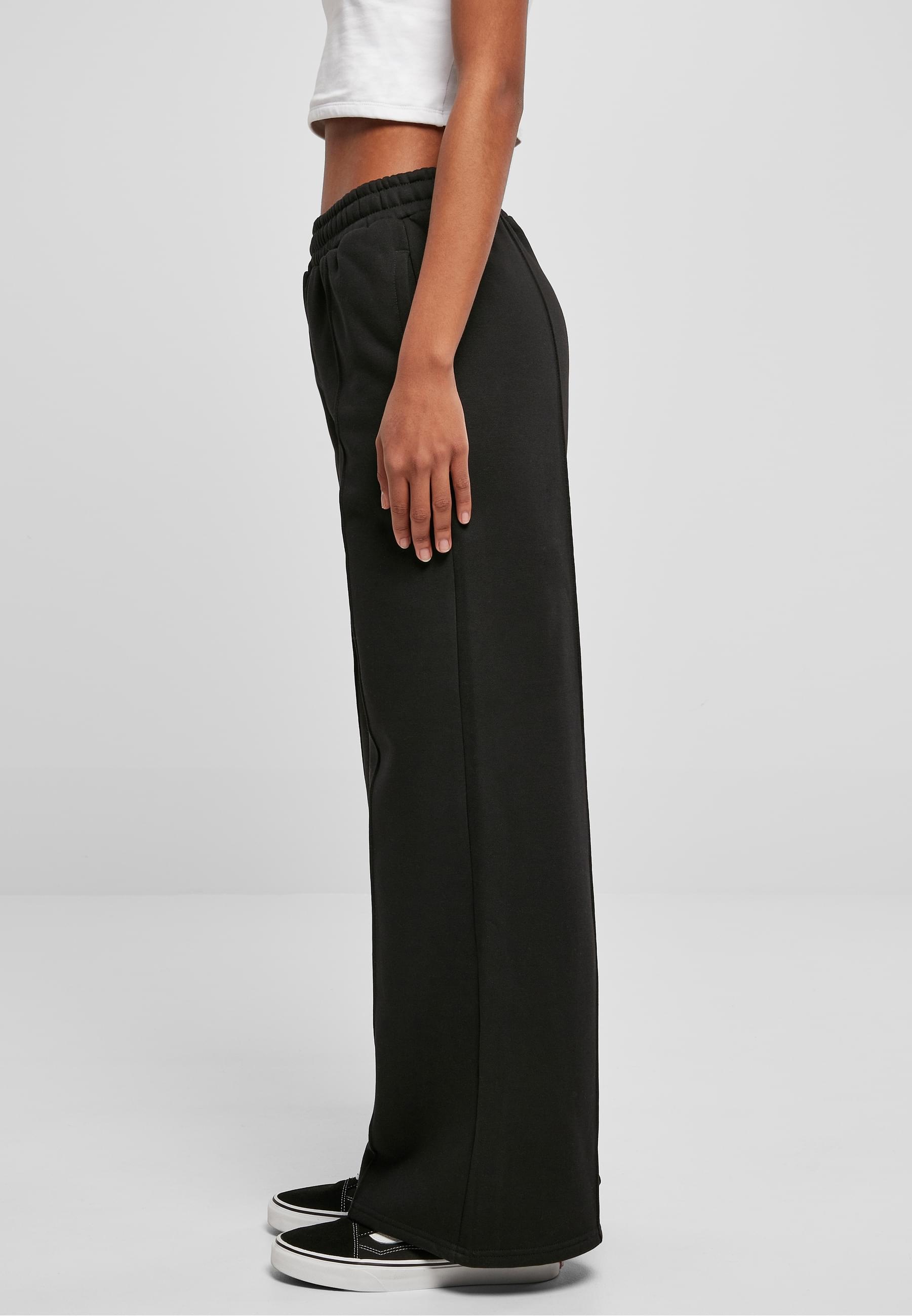 URBAN CLASSICS Stoffhose »Urban Classics Damen Ladies Straight Pin Tuck Sweat Pants«, (1 tlg.)