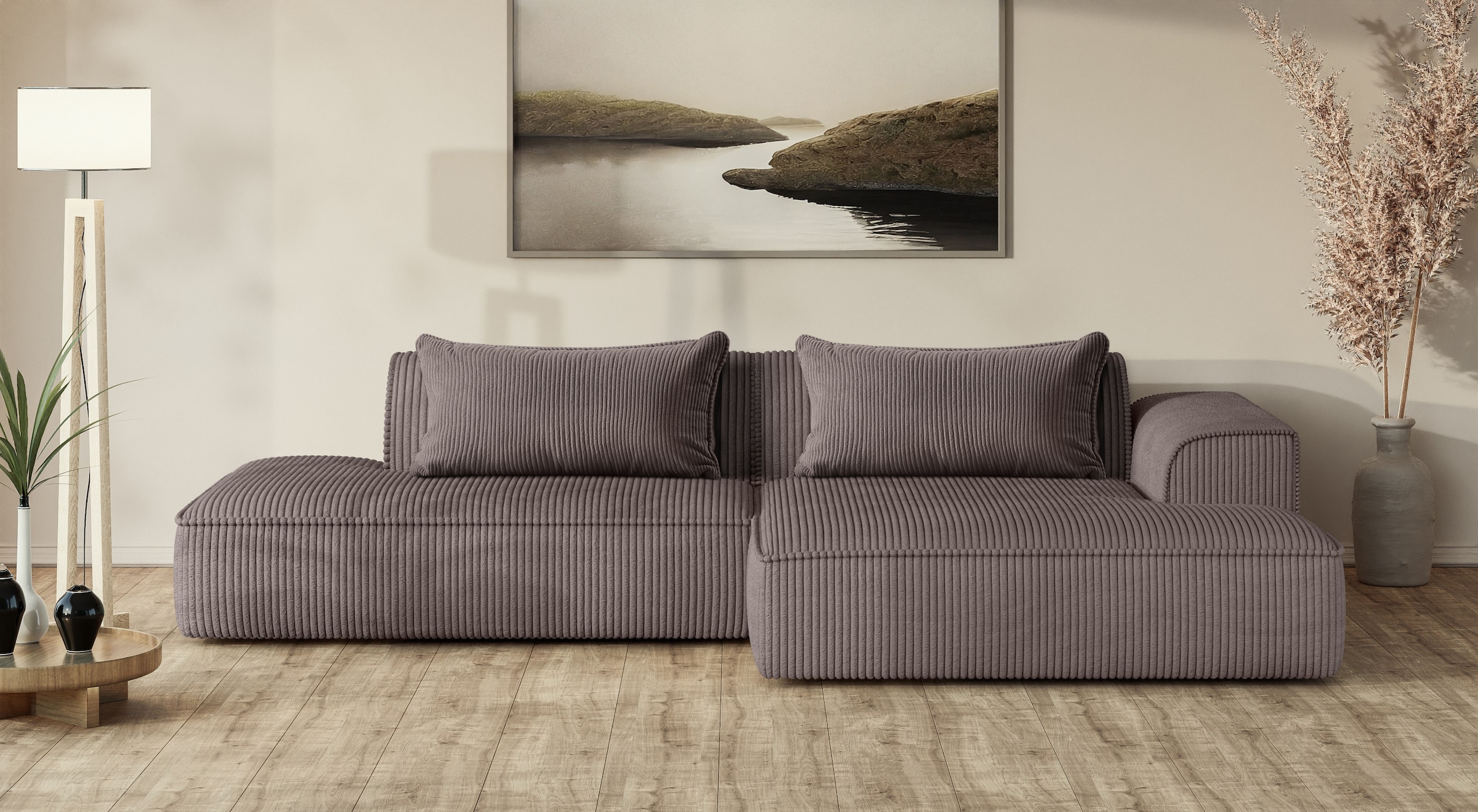 exxpo - sofa fashion Ecksofa "Billund modernes Designsofa, bequem und elega günstig online kaufen