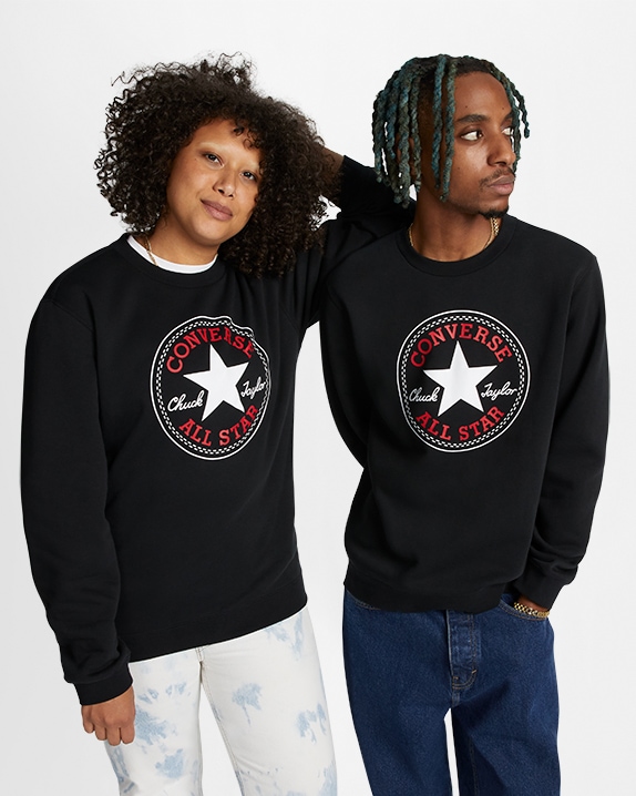 »UNISEX BACK« ALL | PATCH Converse Sweatshirt für BRUSHED ▷ BAUR STAR