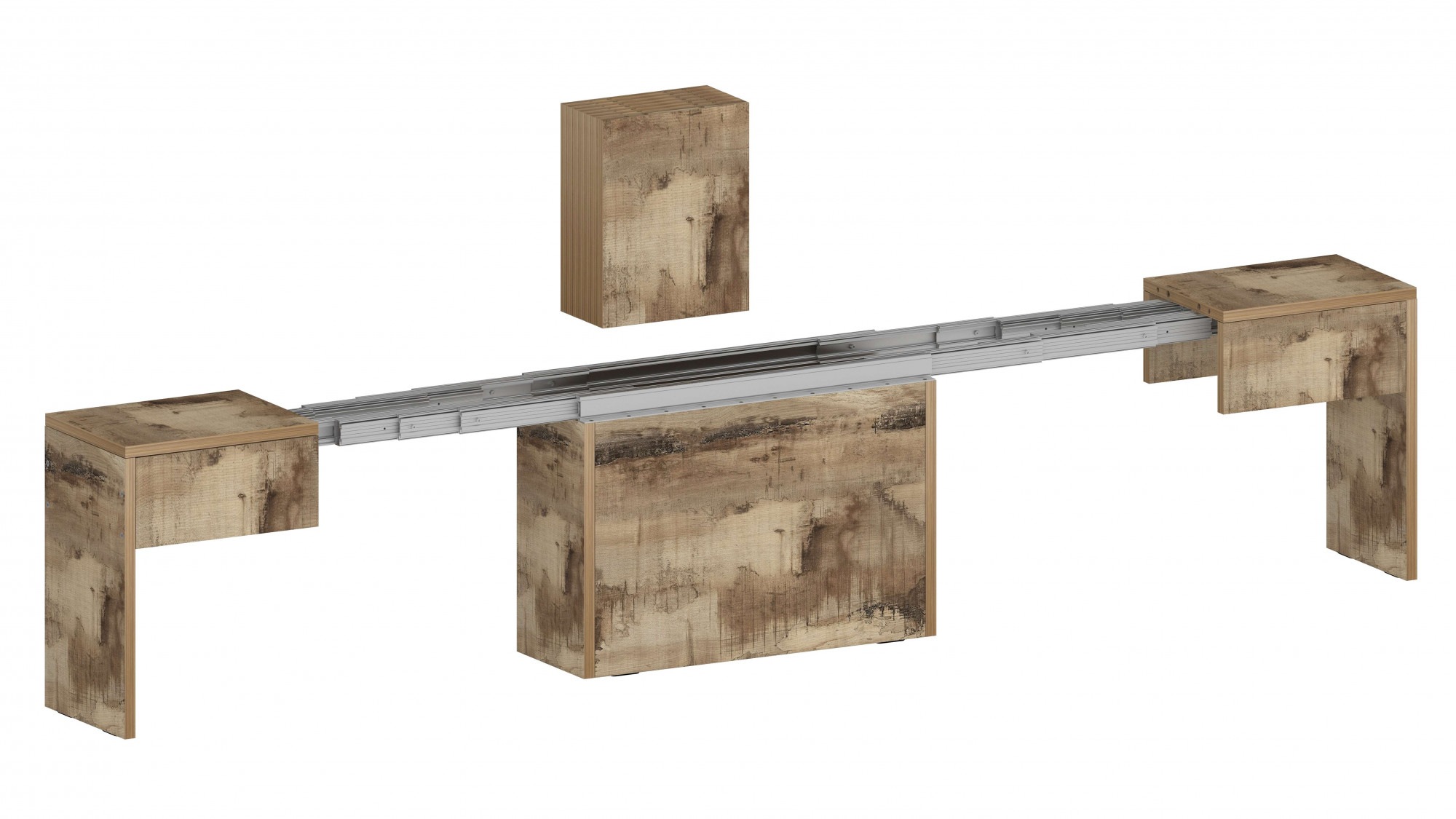 Sitzbank HOME AFFAIRE, B:290cm H:45cm T:25cm, braun, FSC-zertifizierter Holzwerkstoff, Esszimmer, Sitzbänke, "Praktika, Sitzbank, Bank", mit