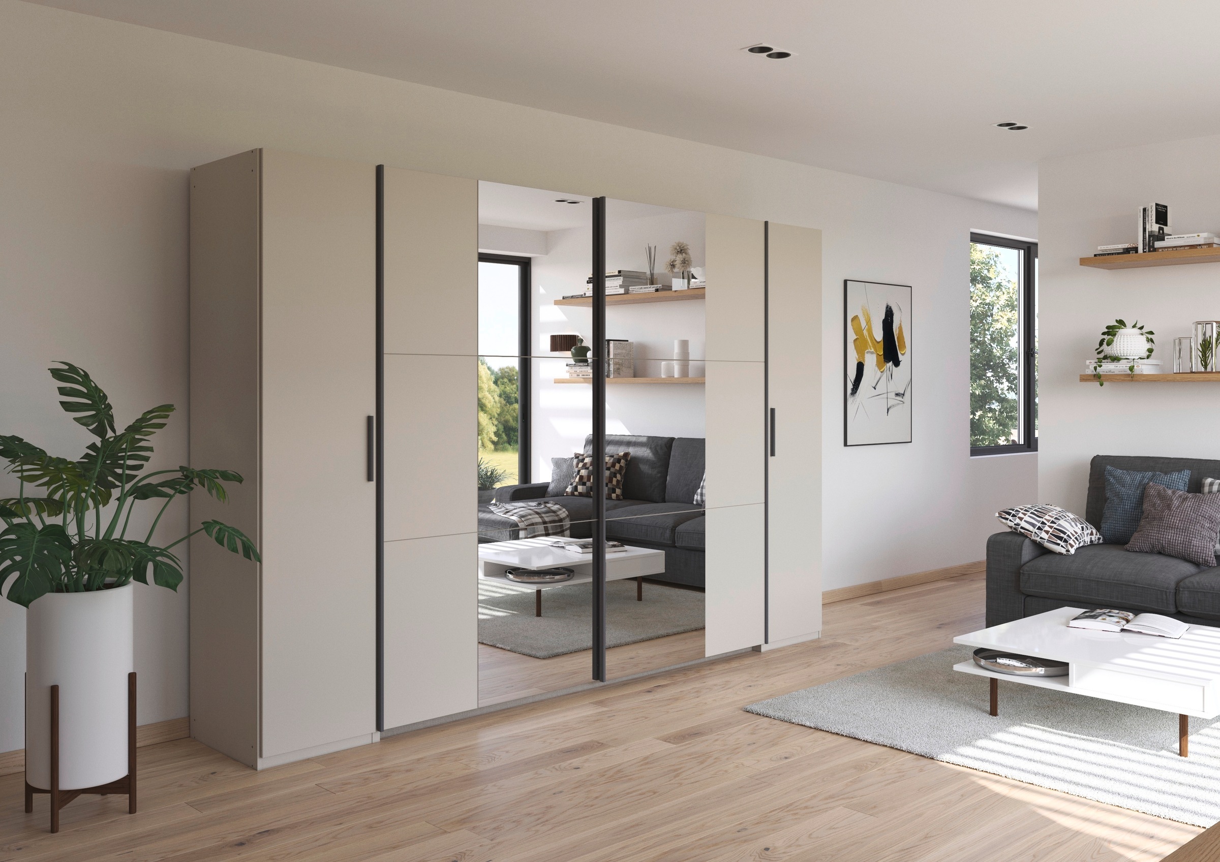 rauch Schwebetürenschrank "Kleiderschrank Drehtürenschrank Schrank Garderob günstig online kaufen