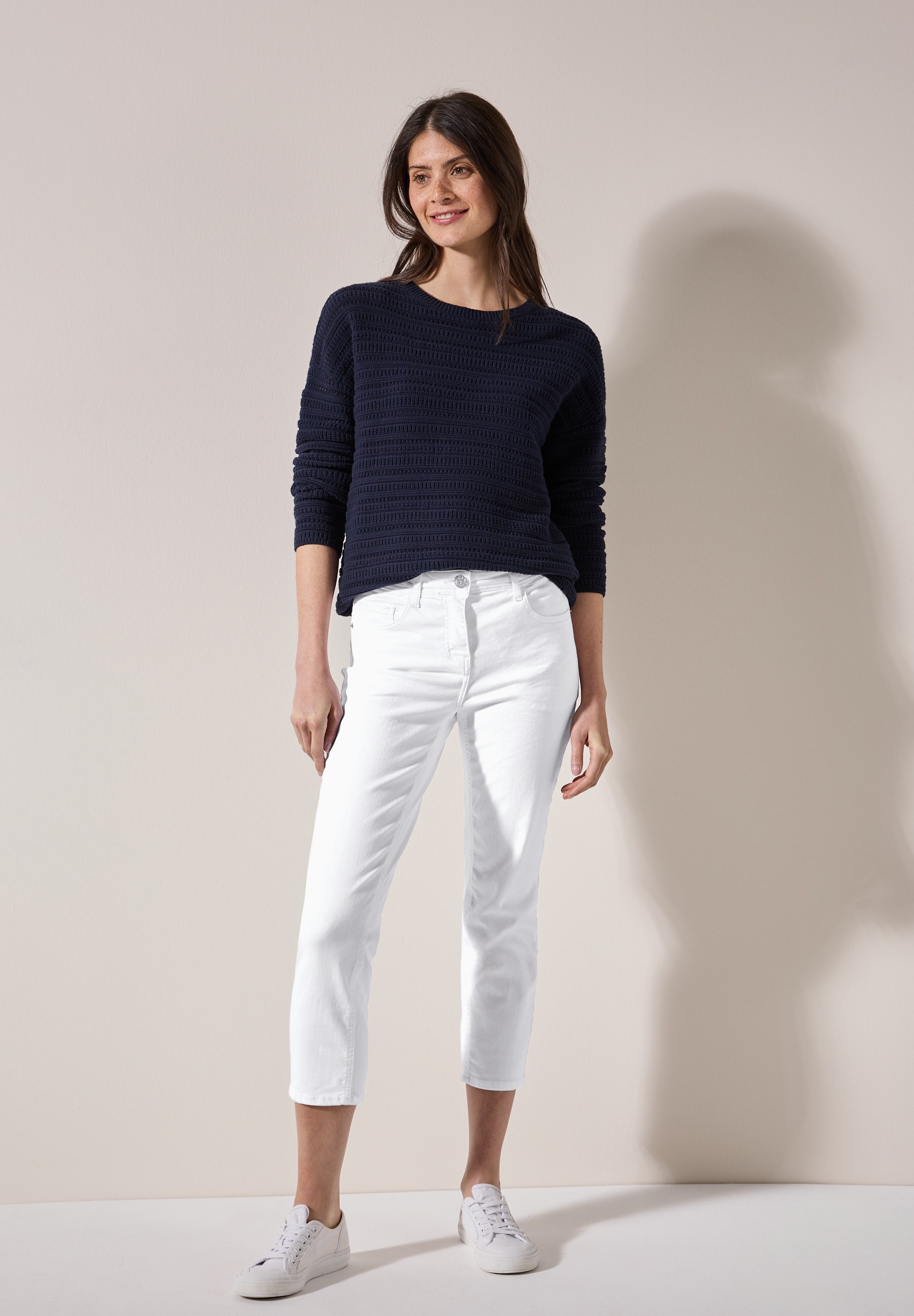 Cecil Slim-fit-Jeans, aus Baumwolle mit Stretchanteil