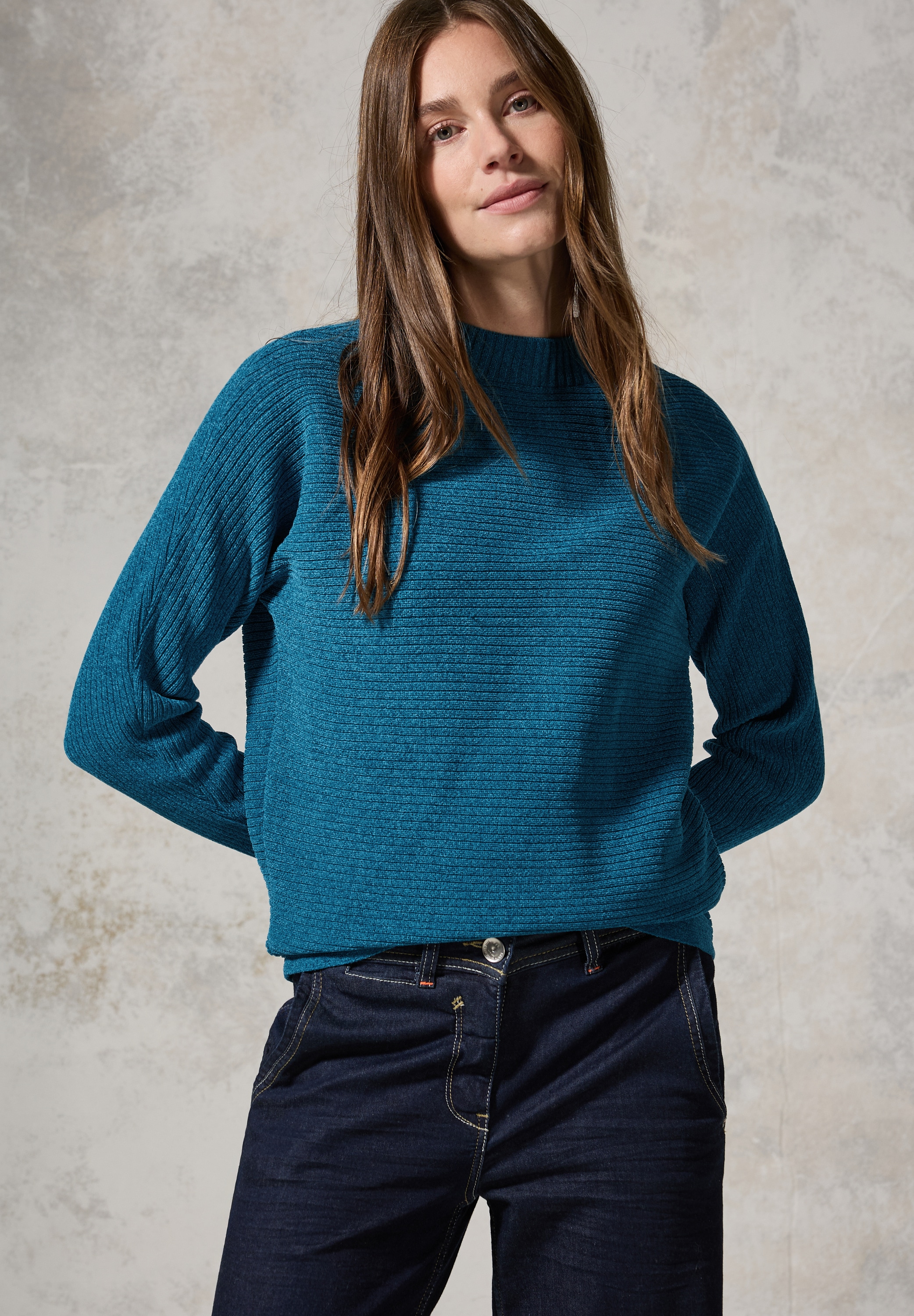 Stehkragenpullover, mit Turtleneck