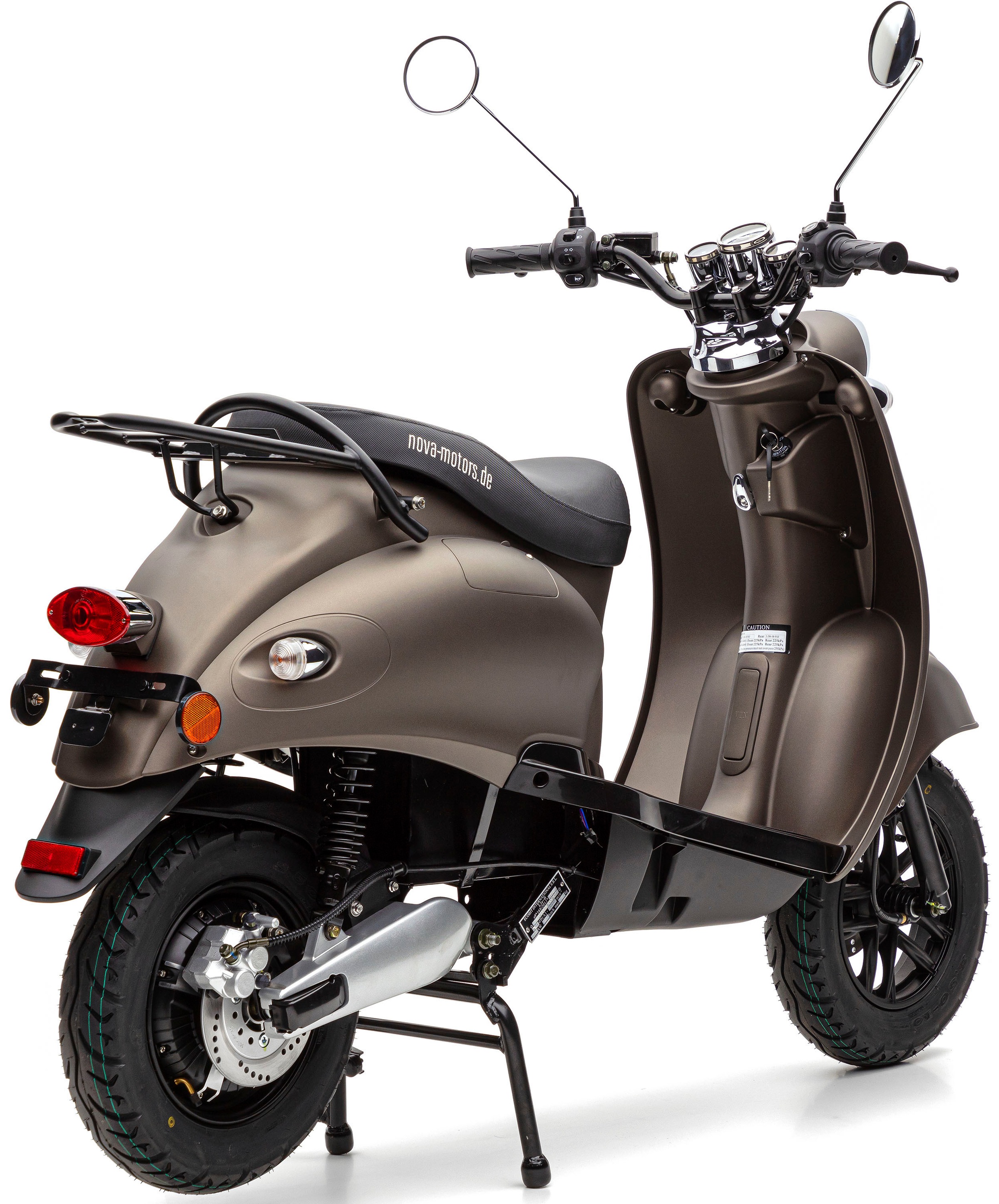 E-Motorroller »eRetro Star Li«, härteverstellbare Dual-Stoßdämpfer hinten