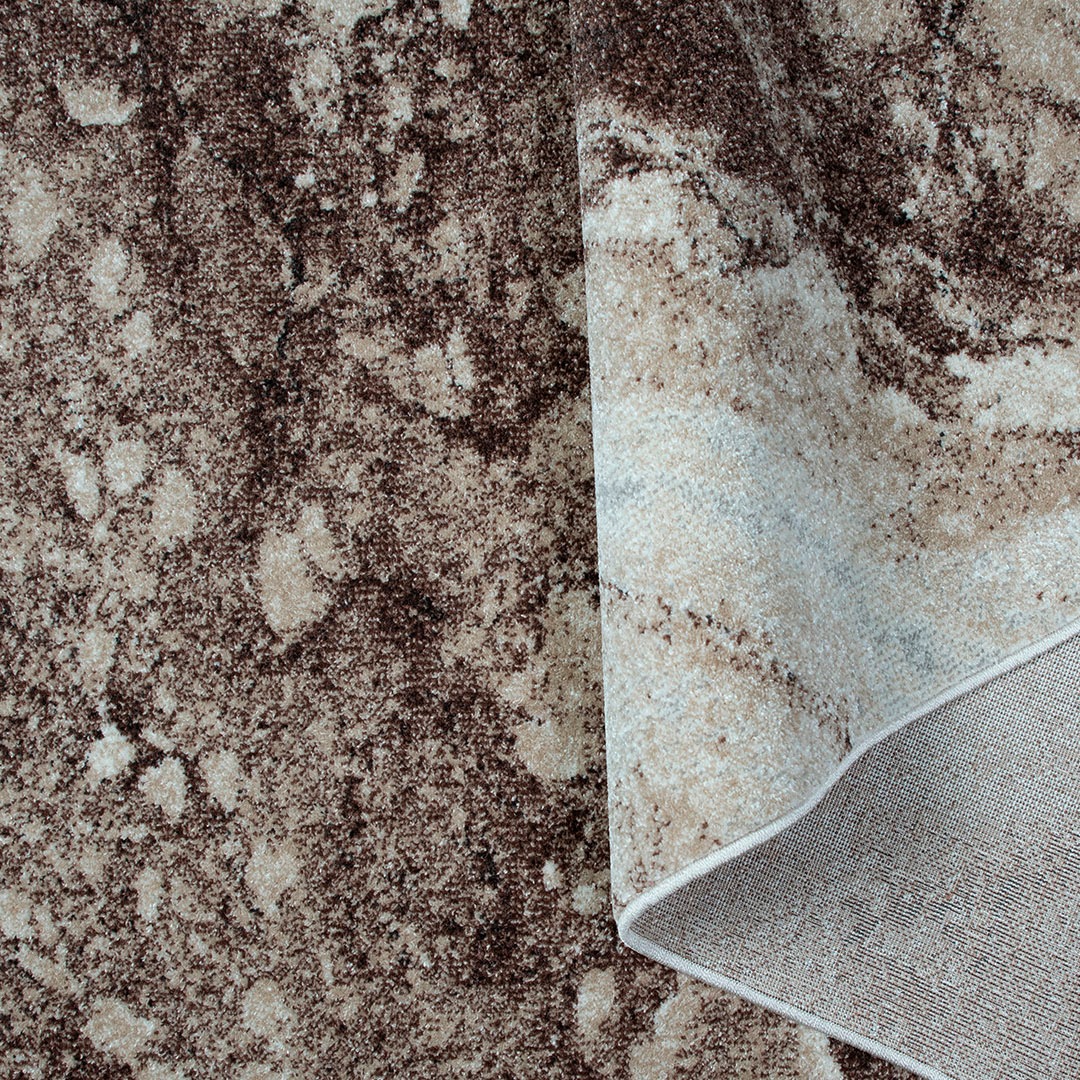 my home Teppich »Sonnenhang«, rechteckig, 9 mm Höhe, mit besonders weichem Flor, Kurzflor, modernes Marmor Design