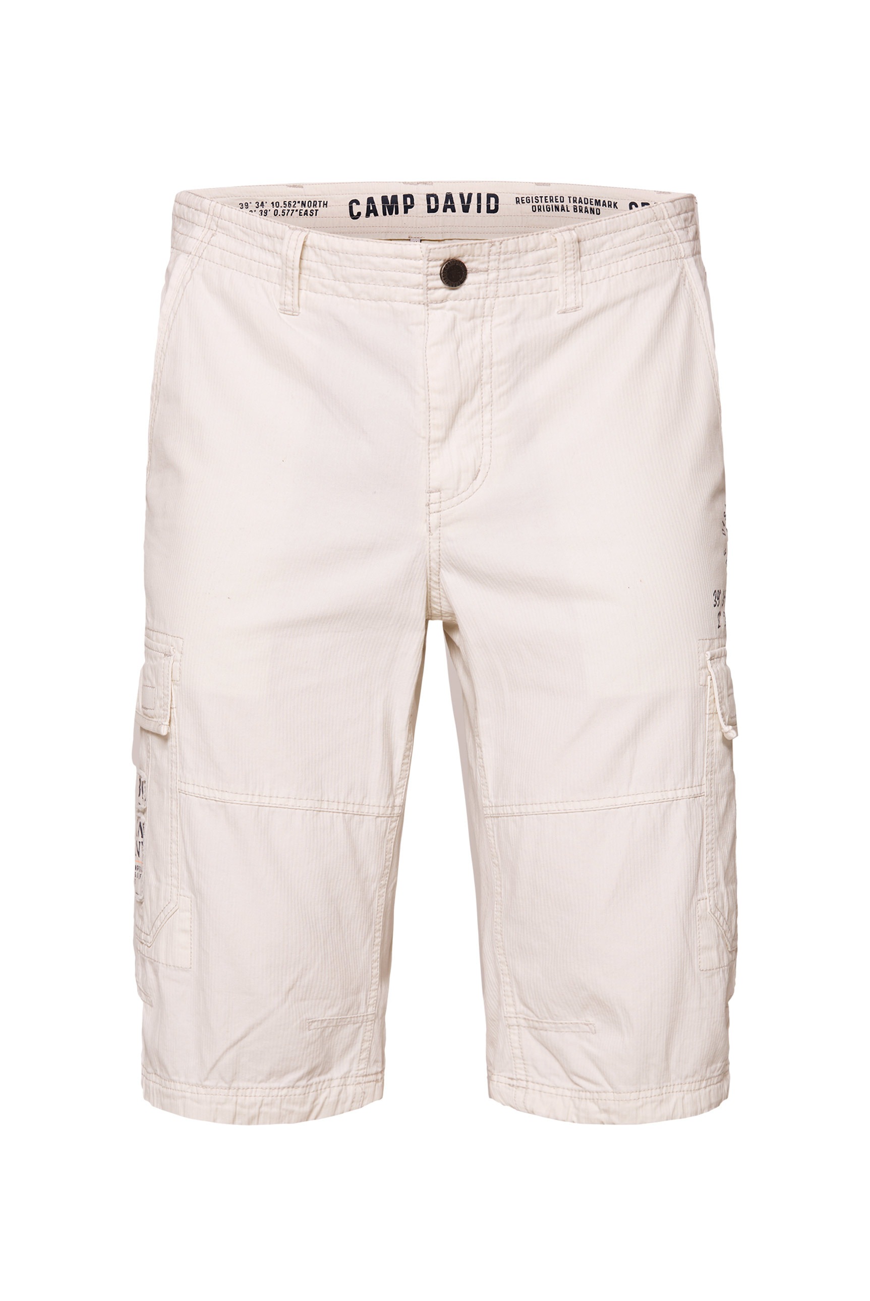 CAMP DAVID Shorts, mit Bindeband am Saum