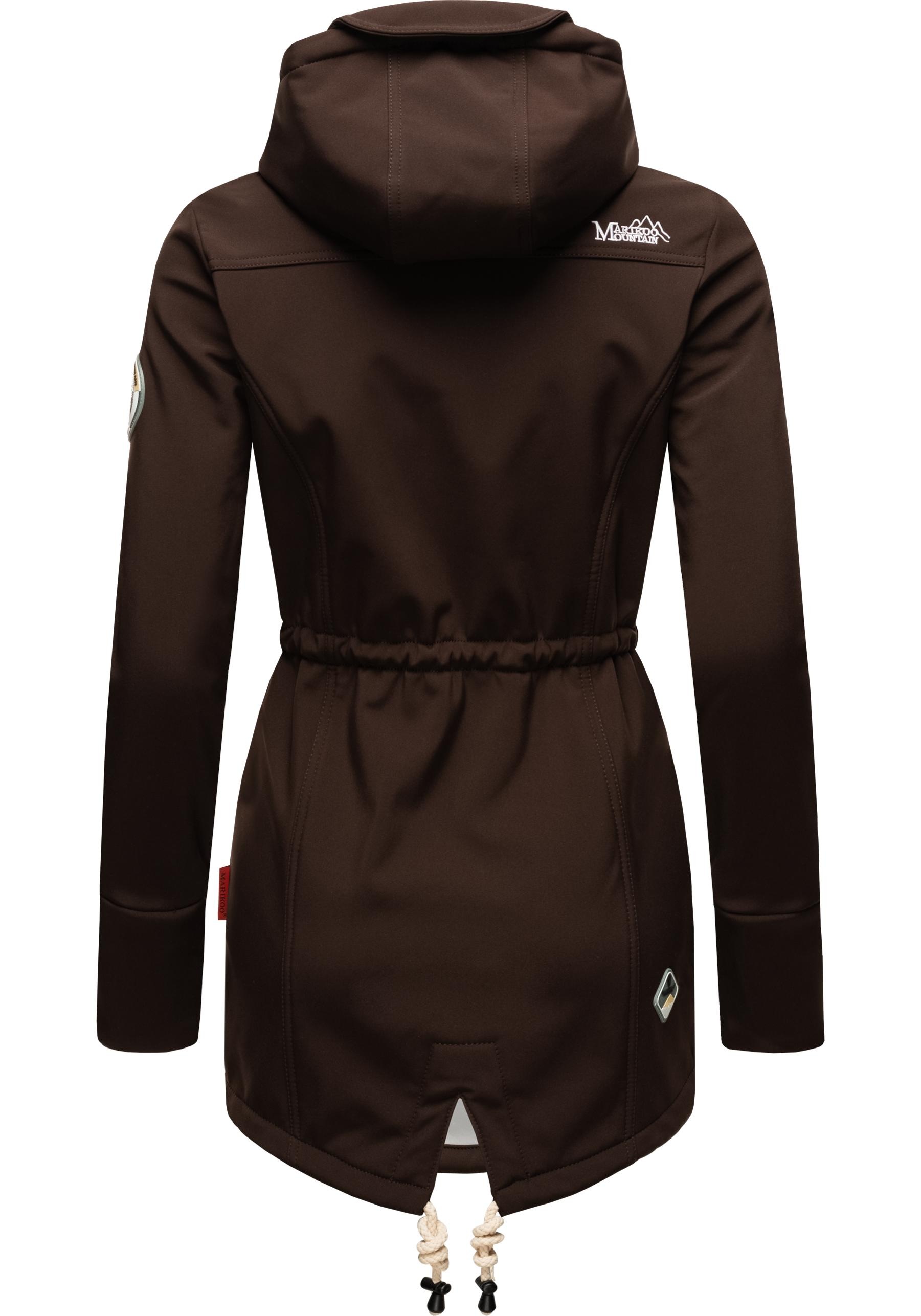 Thumbnail - Marikoo Funktionsmantel "Zimtzicke" Softshell Parka mit Kapuze