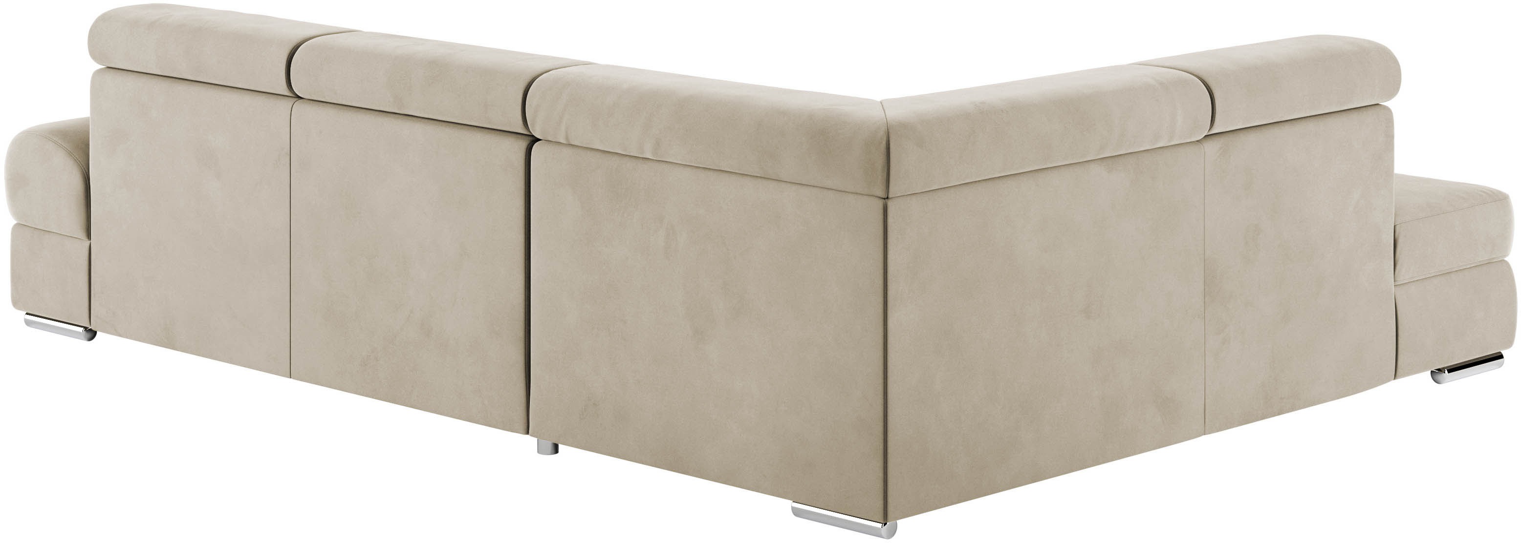 Thumbnail - sit&more Ecksofa "Broadway L-Form" mit verstellbaren Kopfteilen, wahlweise mit Bettfunktion