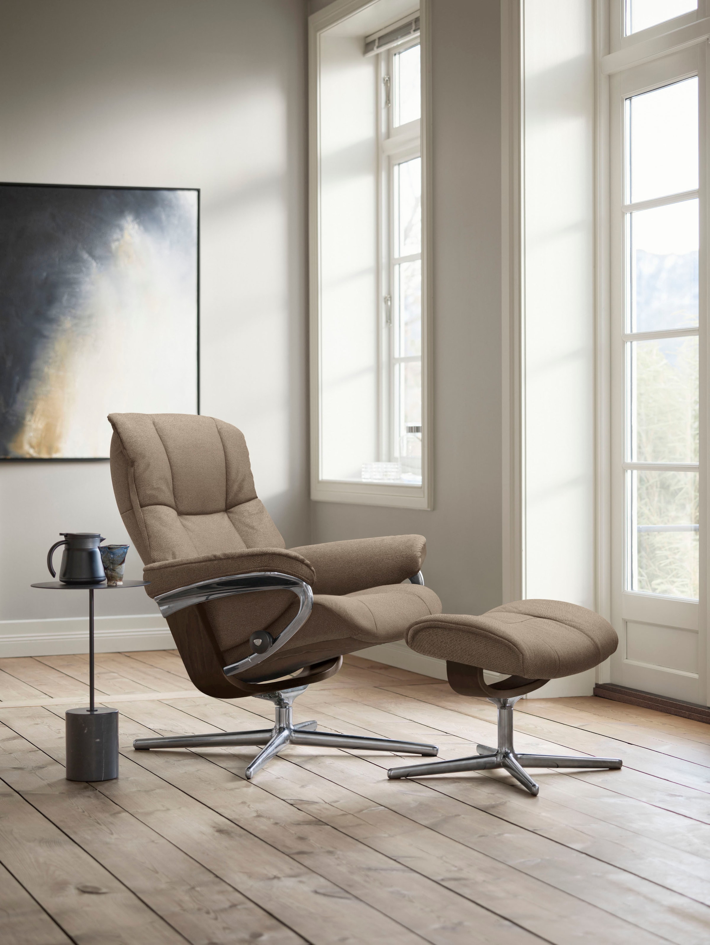 Stressless Relaxsessel "Mayfair", mit Cross Base, Größe S, M & L, Holzakzen günstig online kaufen