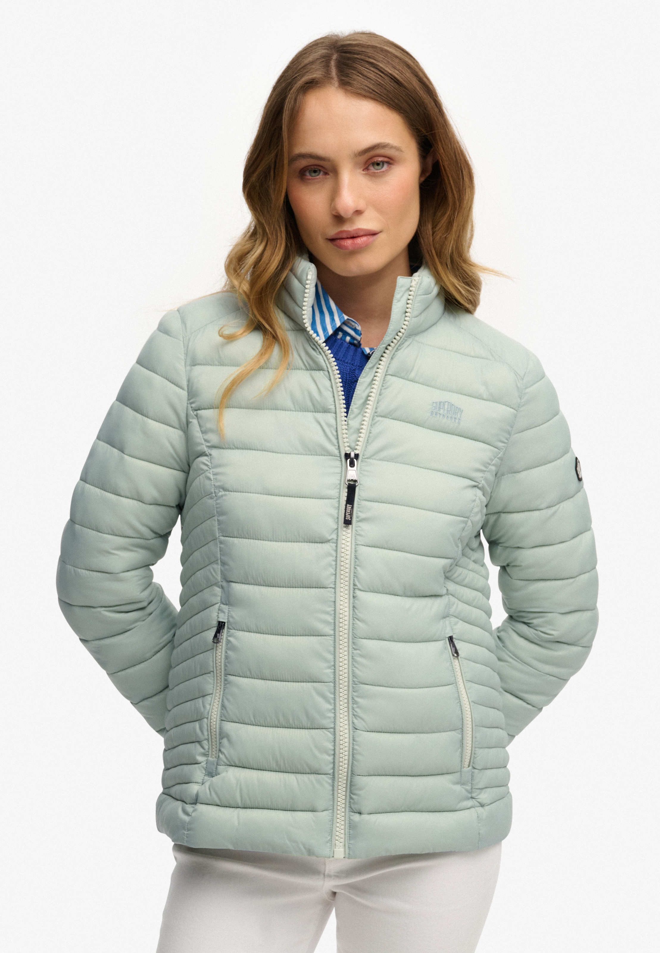Superdry Steppjacke "Fuji Lite Padded Jacket" aus Nylon, normale Passform, mit Reißverschluss