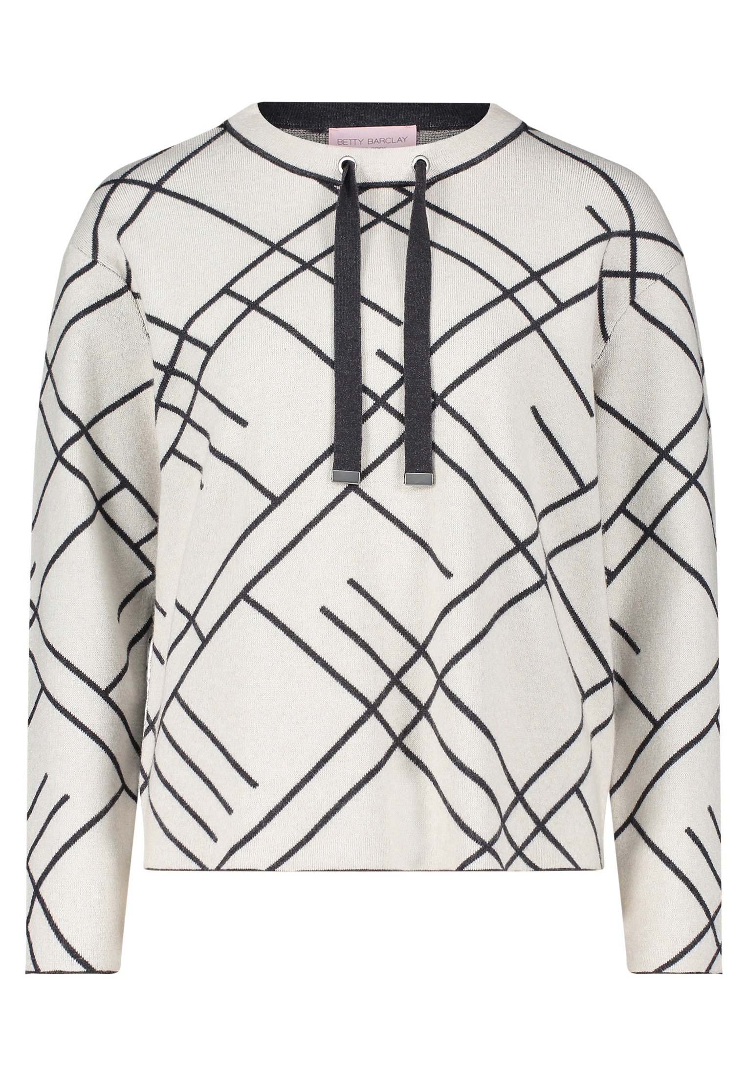 Betty Barclay Strickpullover "Damen Strickpullover mit Jacquard" 1 Stk. tlg günstig online kaufen