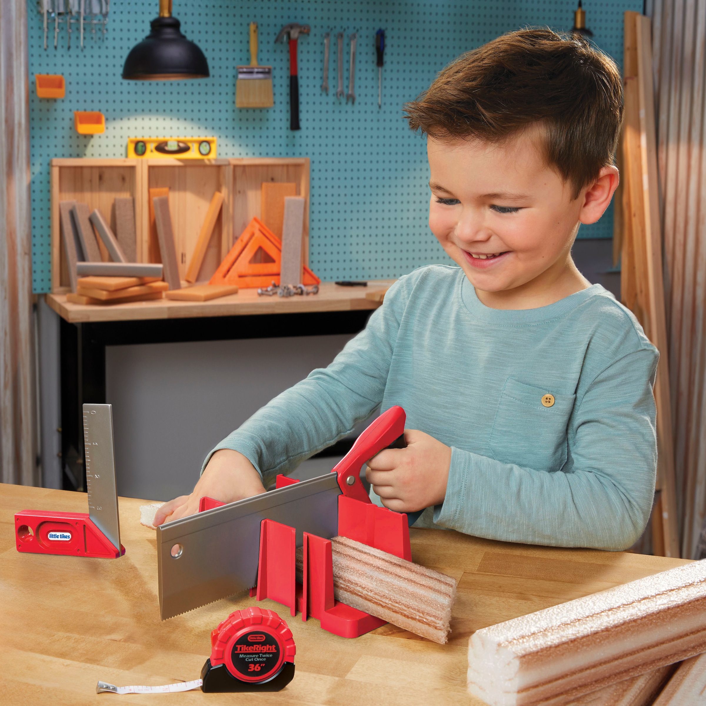Little Tikes® Kinder-Werkzeug-Set »Creative Construction - Mess- und Schneideset«