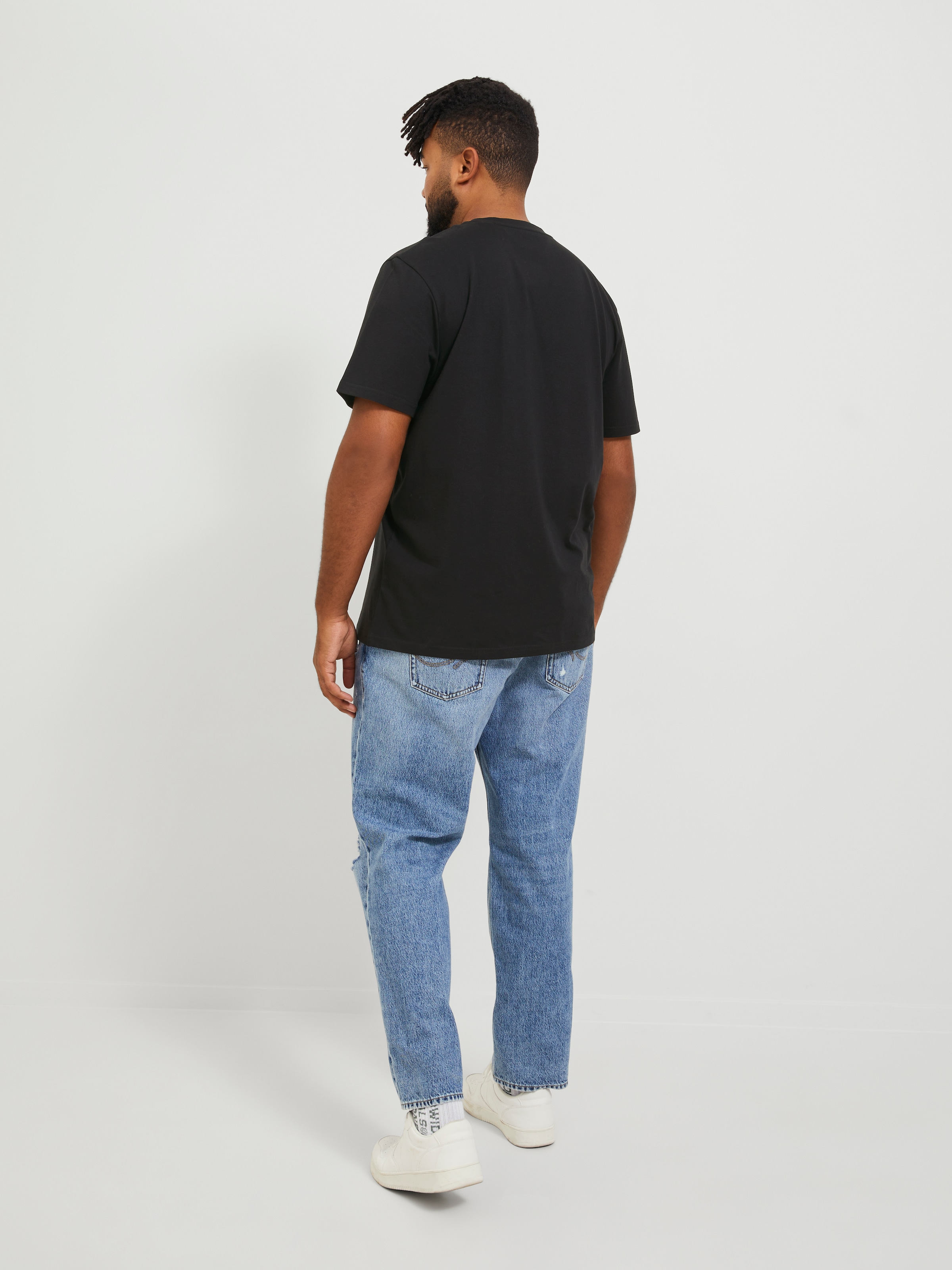 Jack & Jones PlusSize Kurzarmshirt »JORVESTERBRO TEE SS CREW NECK NOOS PLS«