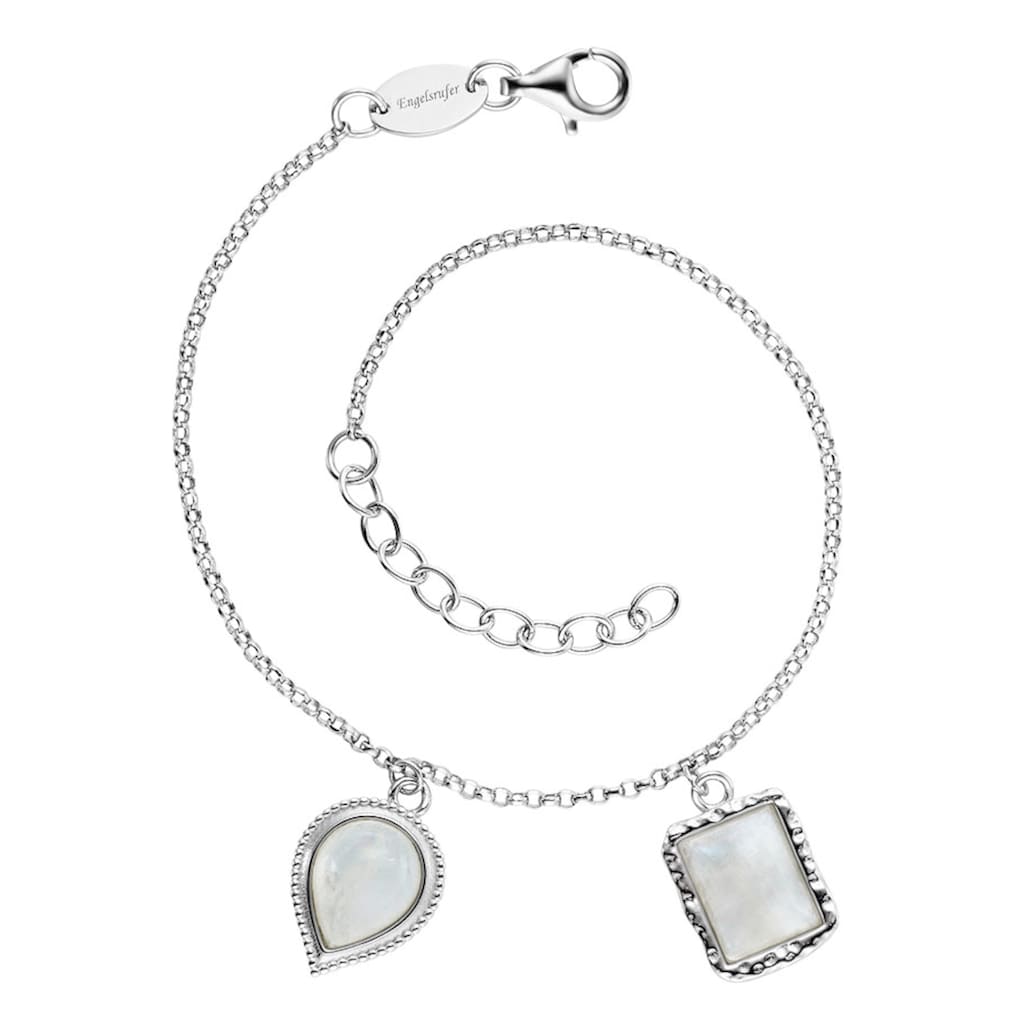 Engelsrufer Silberarmband »Pure Moon, ERB-PURE-MO, ERB-PURE-MO-G«, mit Mondstein