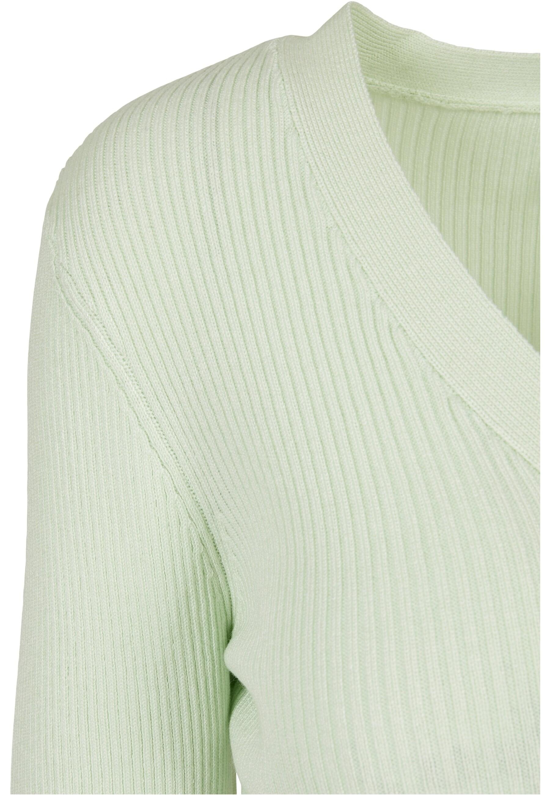 URBAN CLASSICS Strickjacke »Urban Classics Damen Ladies Short Rib Knit Cardigan«