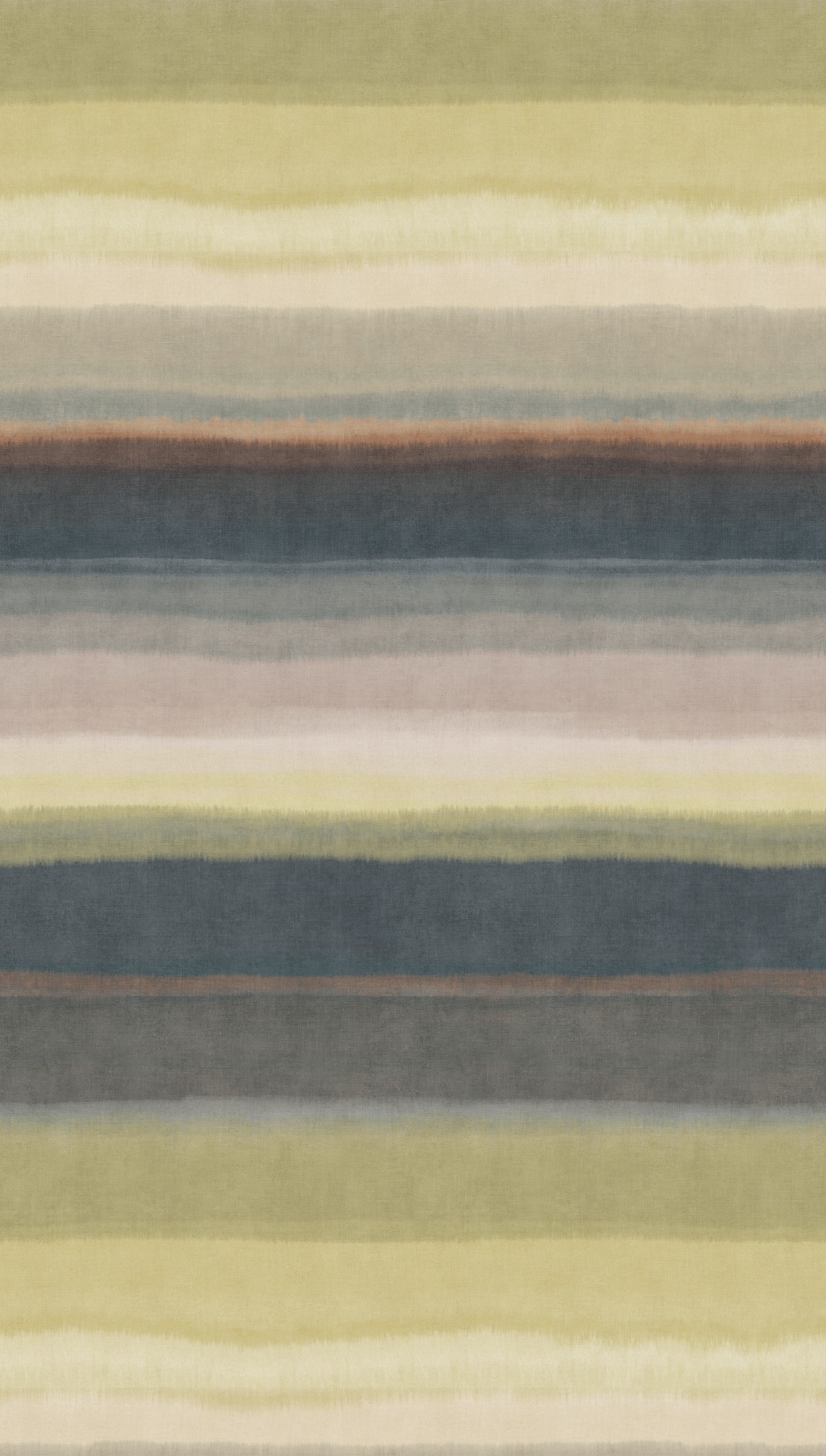 living walls Vliestapete »Fototapete Streifen Aquarell-Optik Grün Beige« strukturiert