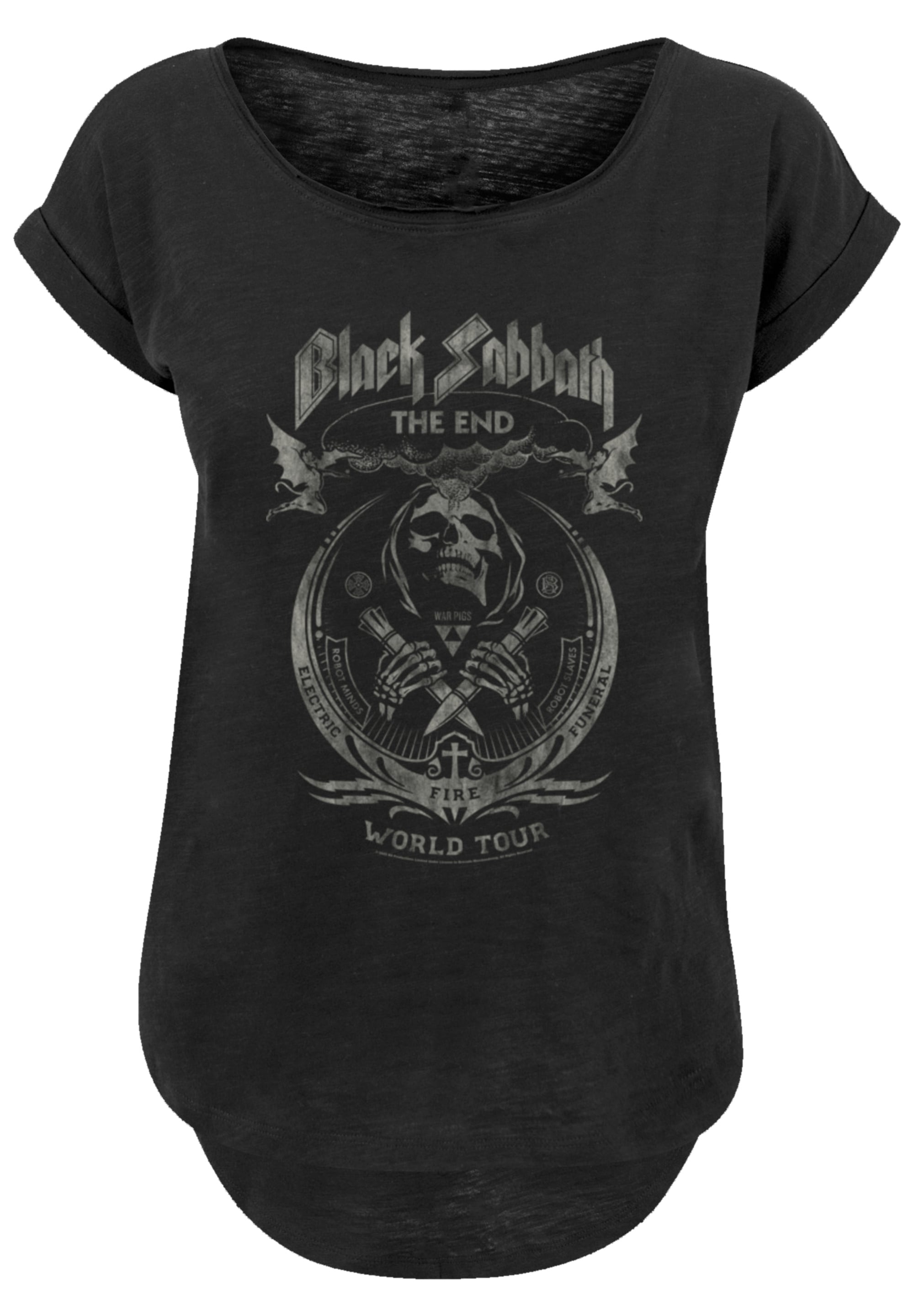 F4NT4STIC T-Shirt »Black Sabbath The End World Tour«, Premium Qualität