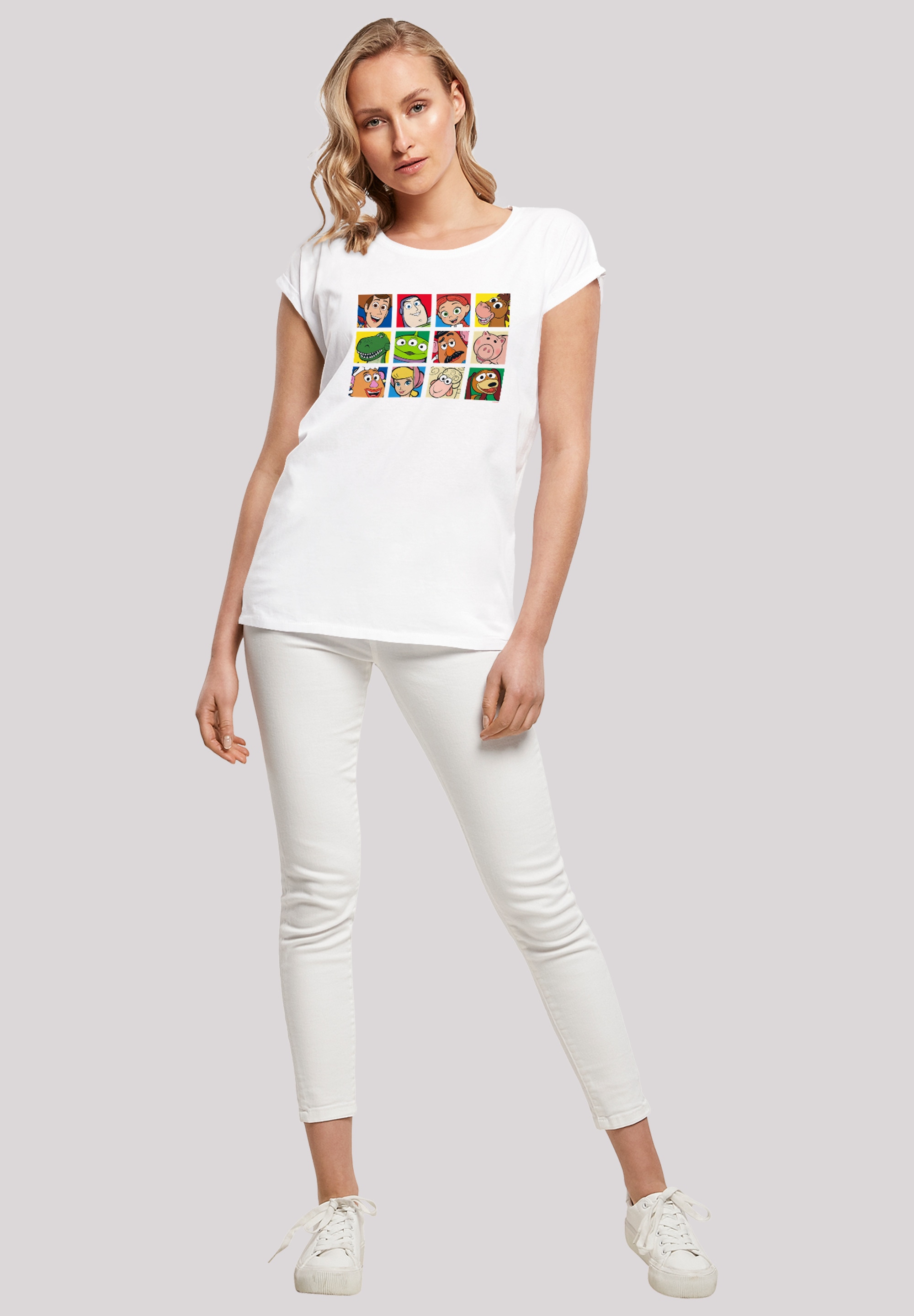 F4NT4STIC T-Shirt »Disney Toy Story Woody Buzz Aliens Rex«, Damen,Premium Merch,Regular-Fit,Kurze Ärmel,Bedruckt
