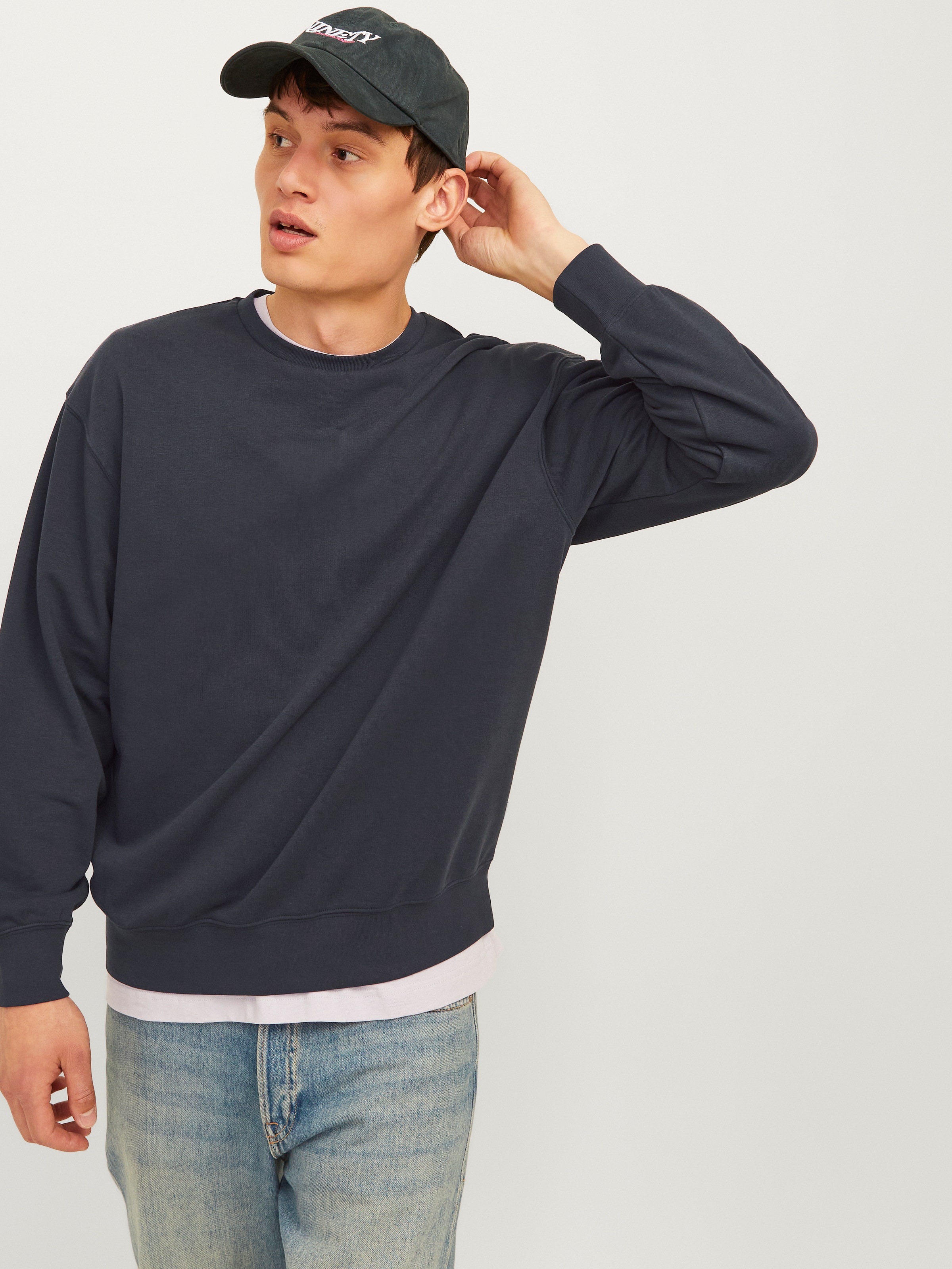 Jack & Jones "JJECHARGE SWEAT CREW NECK NOOS", mit Rippbündchen günstig online kaufen