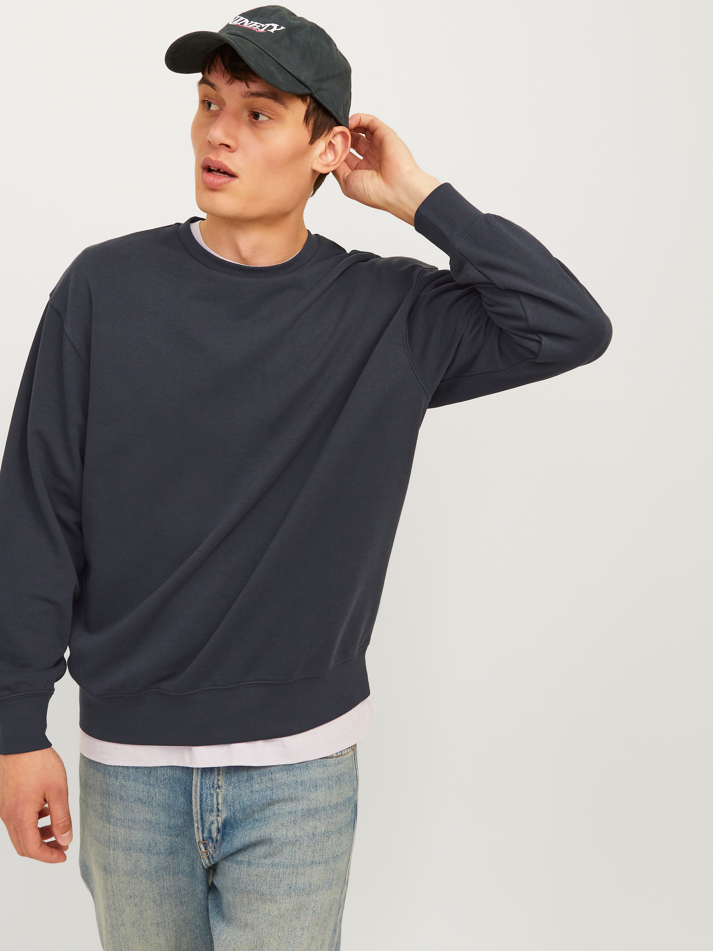 Jack & Jones Sweatshirt "JJECHARGE SWEAT CREW NECK NOOS", mit Rippbündchen günstig online kaufen