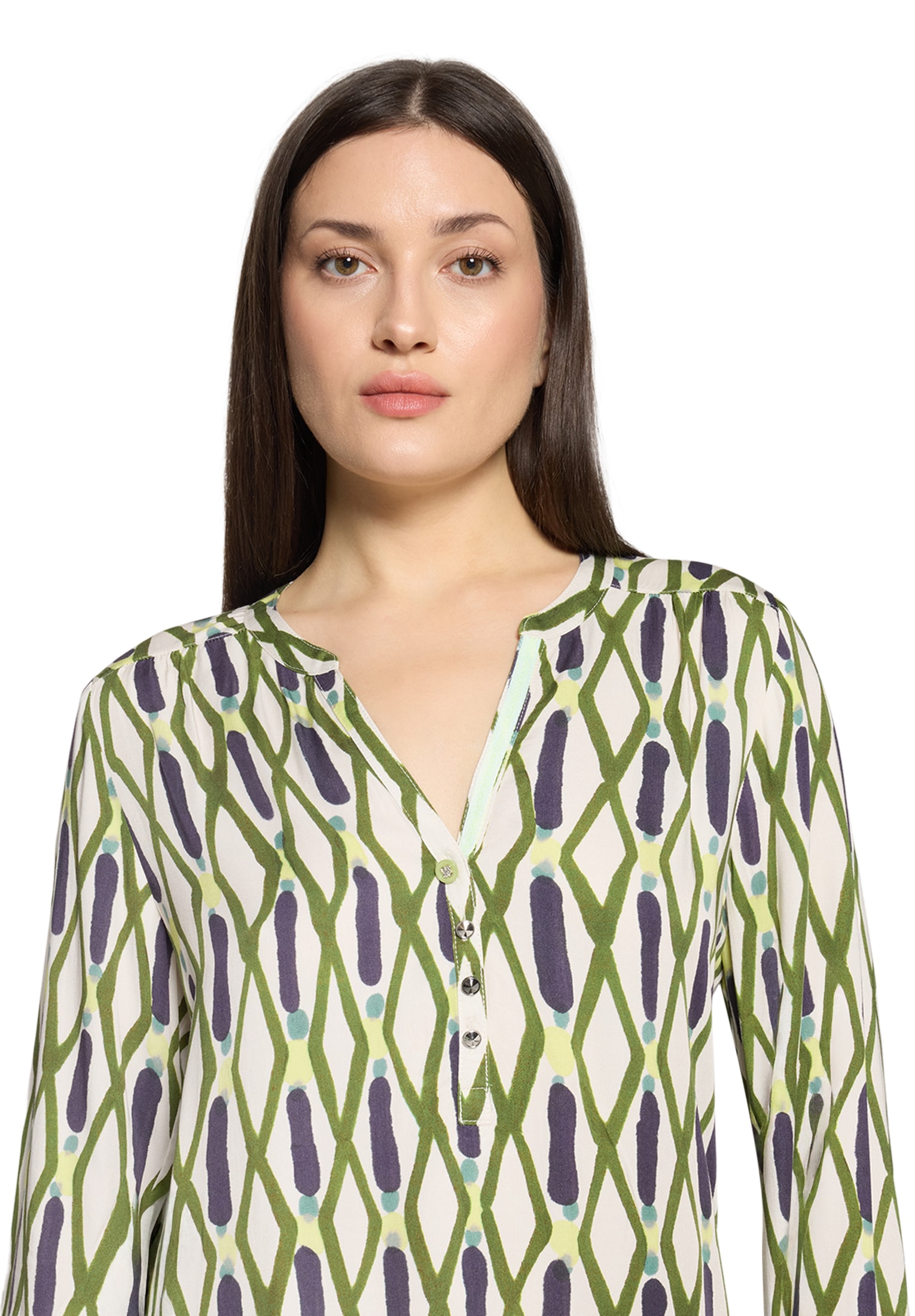 Cartoon Schlupfbluse »Damen mit Muster«