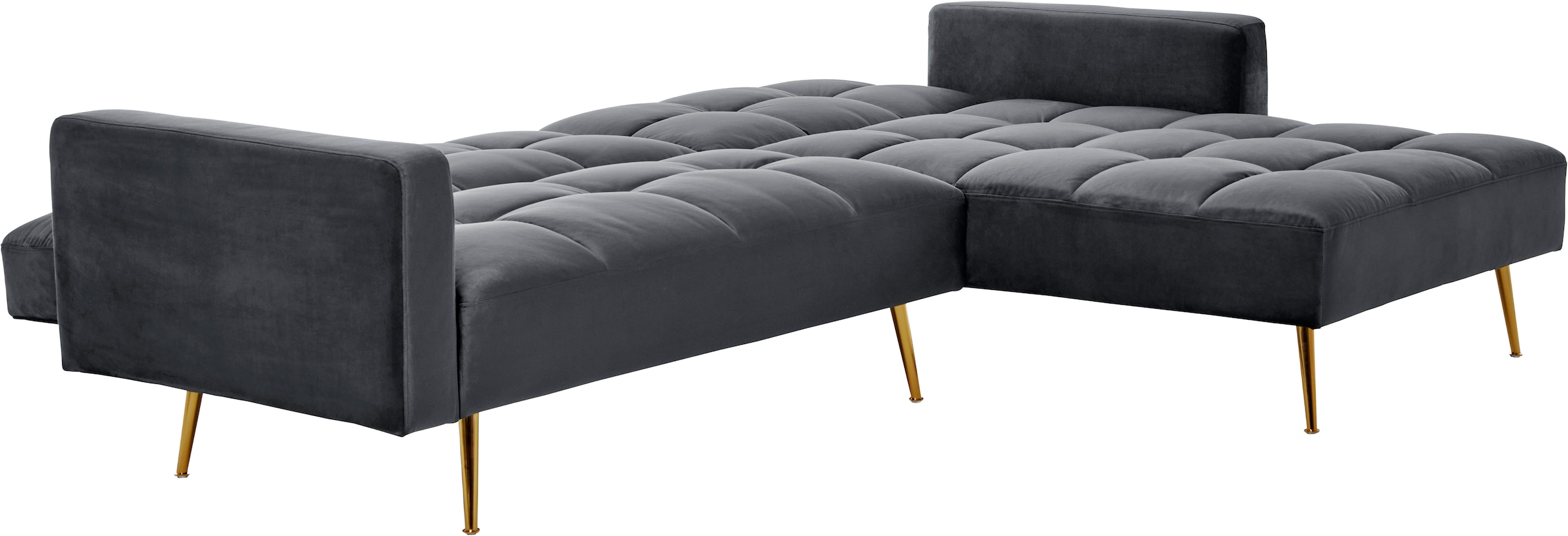 Jahnke Ecksofa »CHILLAX POSH CORNER« mit Schlaffunktion, wechselseitig montierbar, 244 x 150 cm