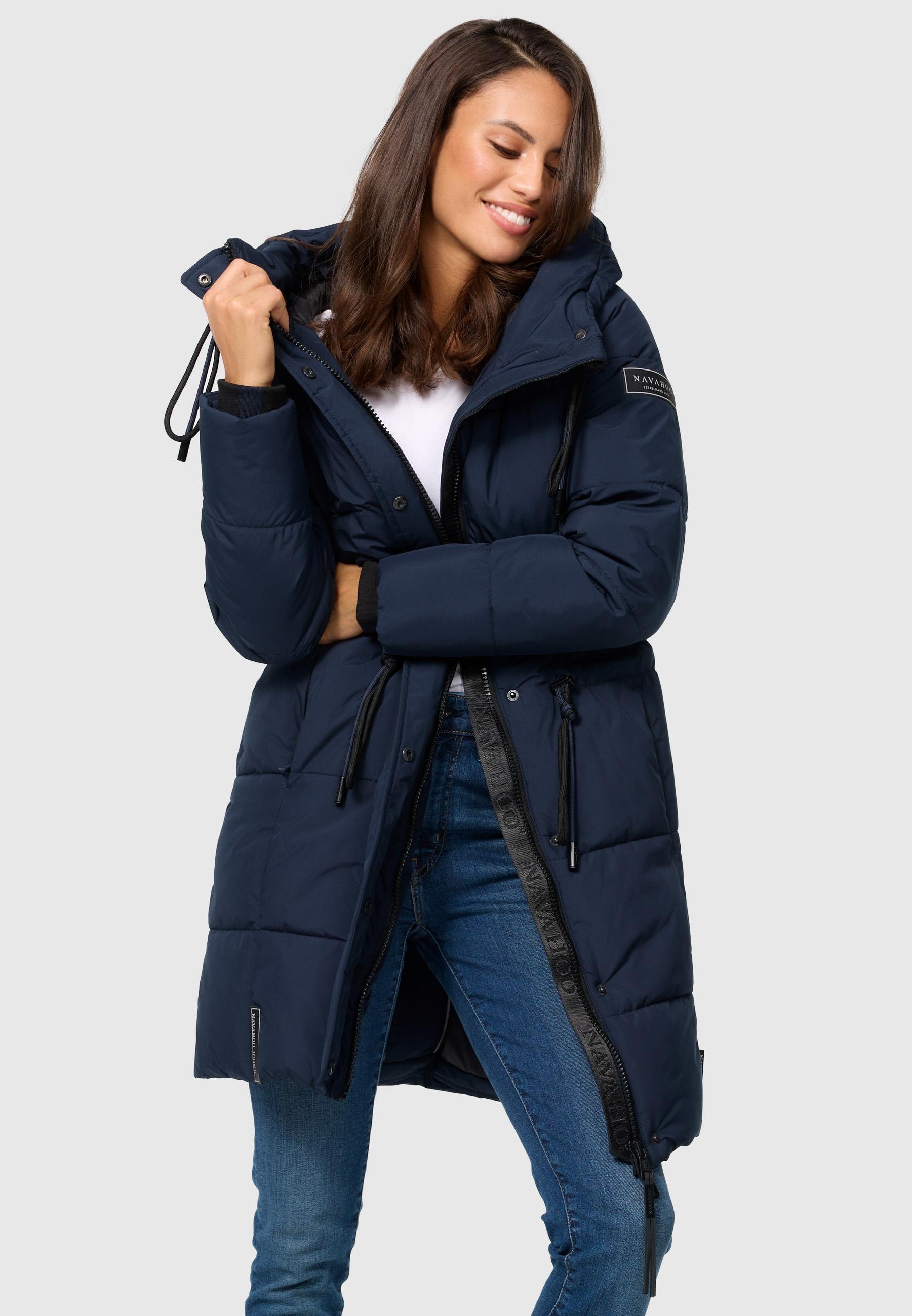 Navahoo Steppmantel »Zuckertatze XIV«, Stylischer Winterparka mit verstellbarer Kapuze