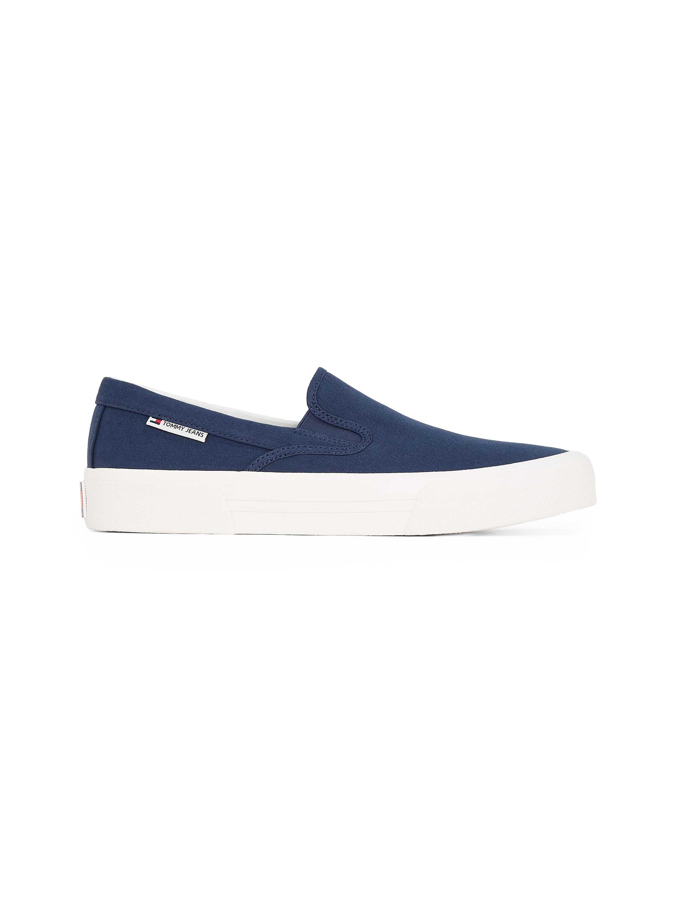 Tommy Jeans Slip-On Sneaker »TJM SLIP ON CANVAS COLOR«, Freizeitschuh, Halbschuh, Slipper mit Stretcheinsätzen