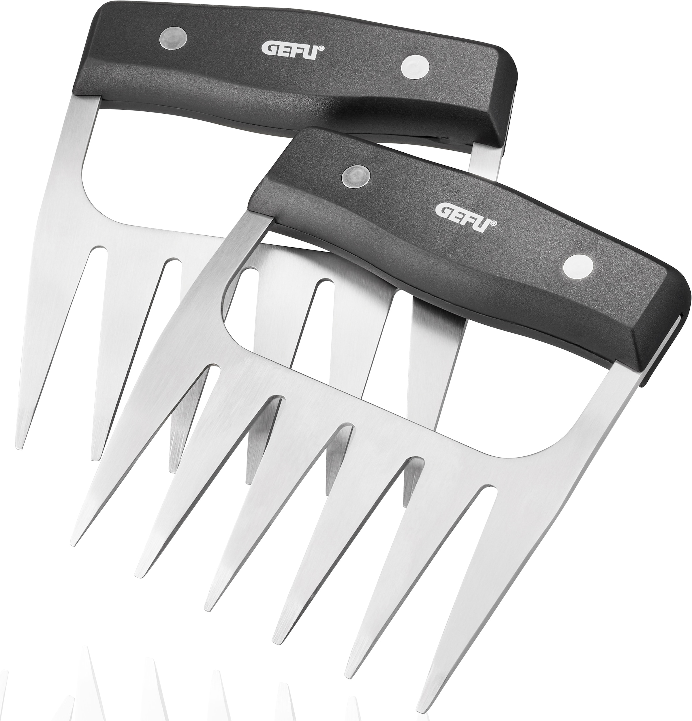 GEFU Fleischgabel "BBQ", (Set, 2 tlg.), ergonomisch geformte Griffe für einen perfekten Halt, 2-teilig